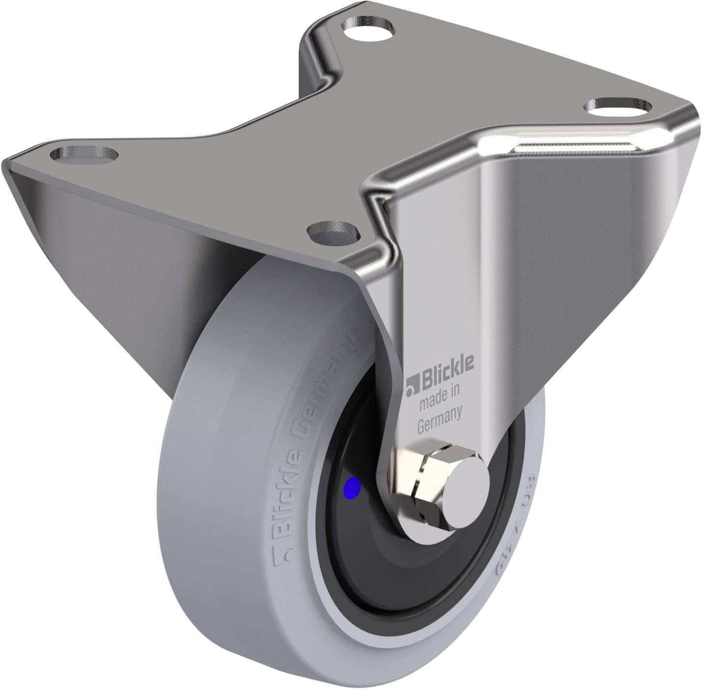 Blickle 945681 BX-POEV 80XKF-SG Edelstahl-Bockrolle Rad-Durchmesser: 80mm Tragfähigkeit (max.): 140kg 1St.