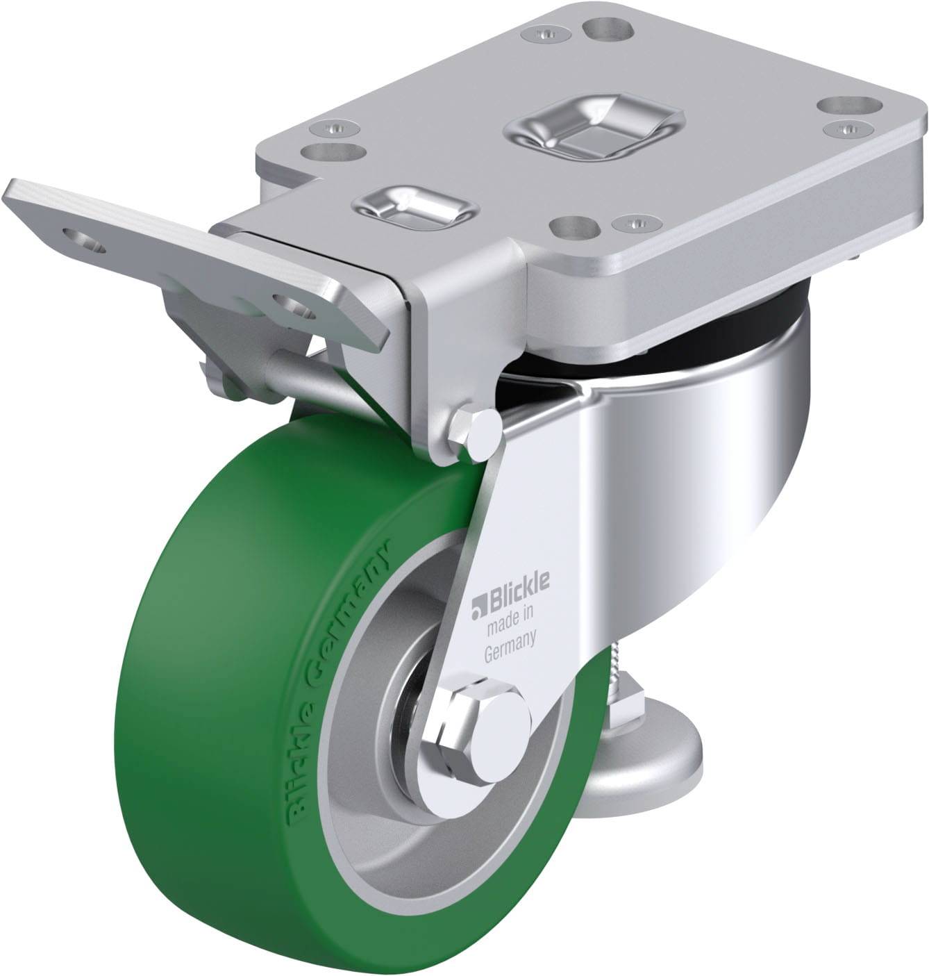 Blickle 896690 HRLK-ALST 100K Heberolle Rad-Durchmesser: 100mm Tragfähigkeit (max.): 230kg 1St.