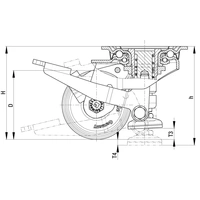 Blickle 43752 SE 252/25K Schwerlast-Rad Rad-Durchmesser 250 mm Tragfähigkeit max. 1000 Blickle 43752 SE 252/25K Schwerlast-Rad Rad-Durchmesser 250 mm Tragfähigkeit max. 1000