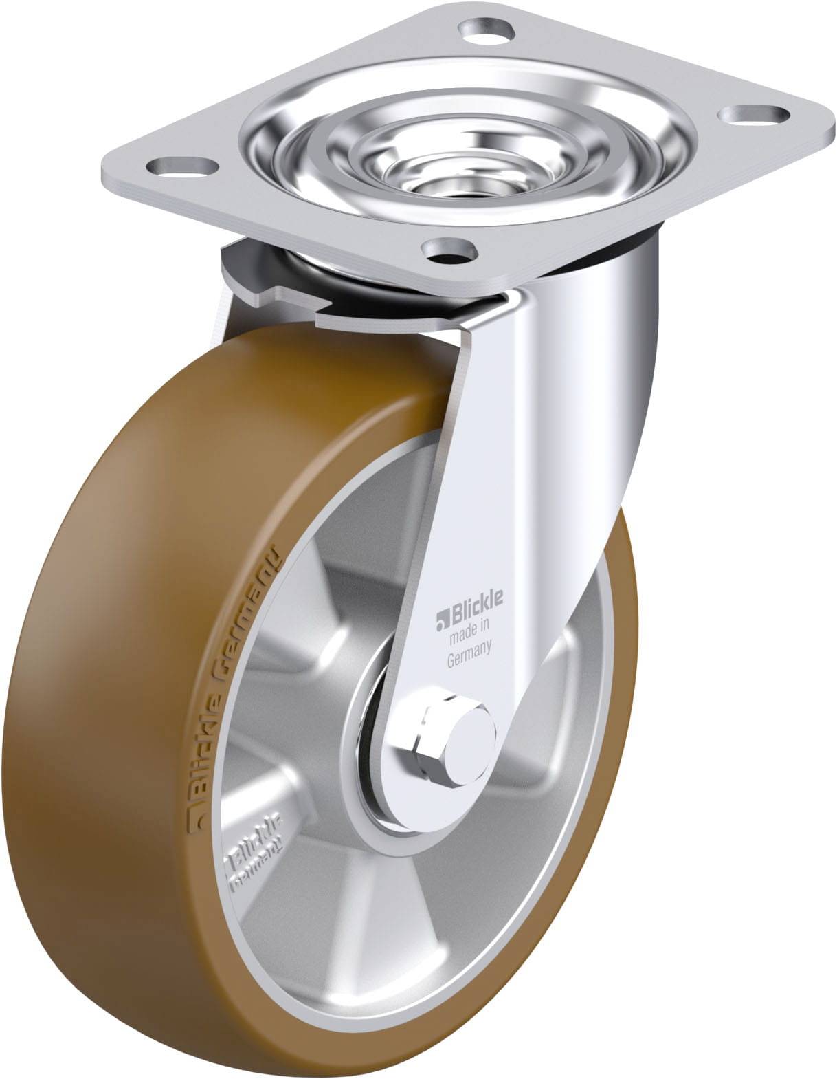 Blickle 915943 L-ALB 125K Stahlblech-Lenkrolle Rad-Durchmesser: 125mm Tragfähigkeit (max.): 250kg 1St.