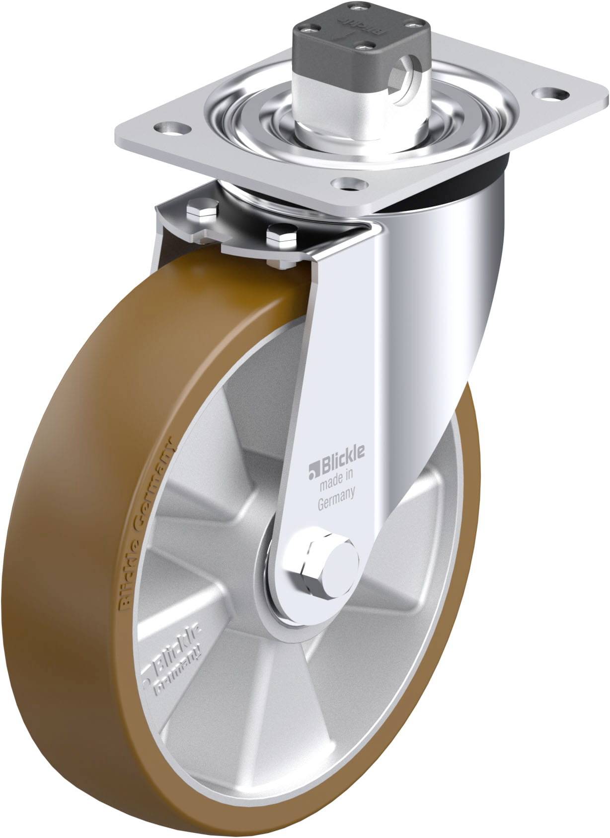 Blickle 917964 L-ALB 200K-CS11 Stahlblech-Lenkrolle Rad-Durchmesser: 200mm Tragfähigkeit (max.): 400kg 1St.