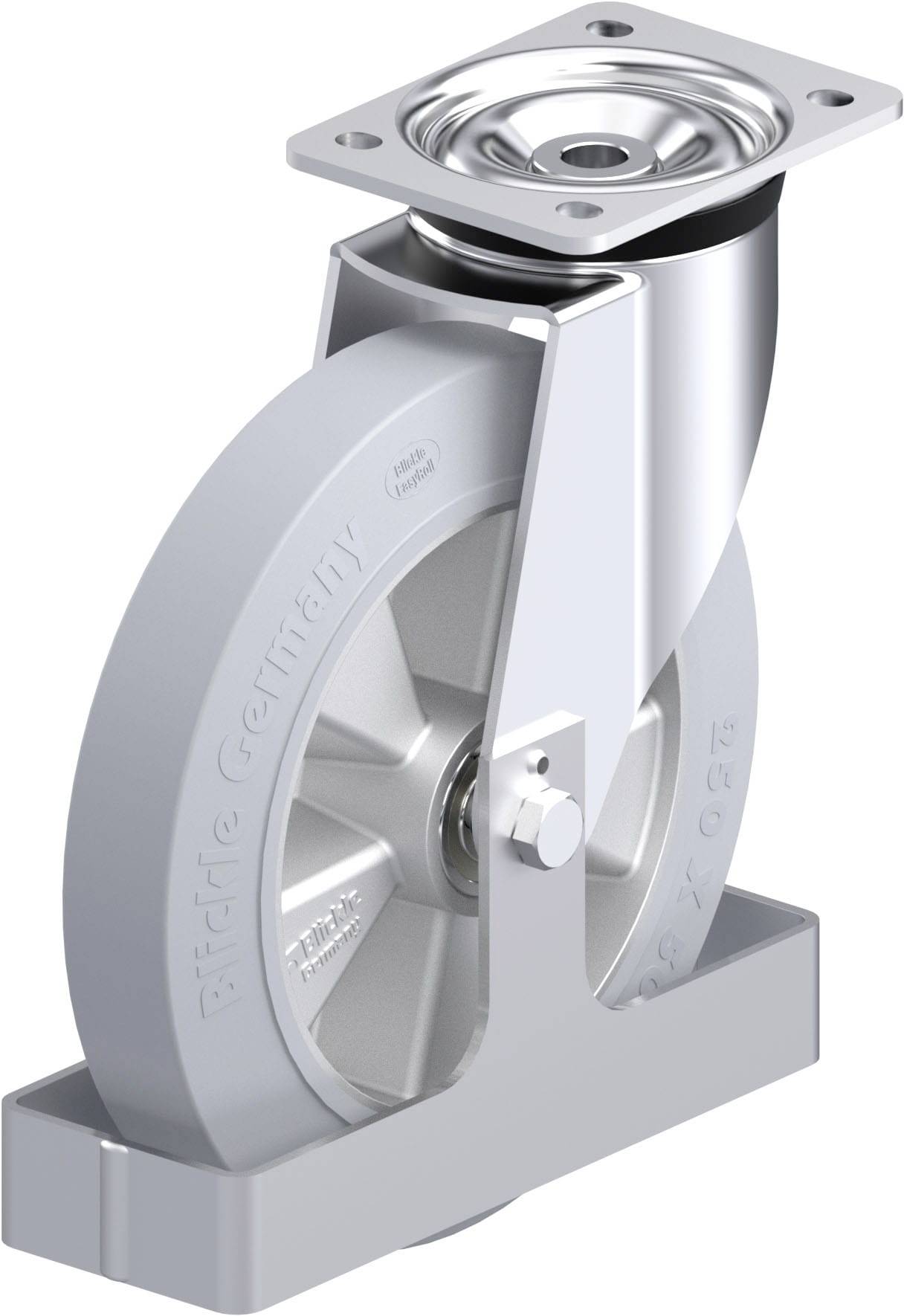 Blickle 938544 L-ALEV 250K-3-SG-FS Stahlblech-Lenkrolle Rad-Durchmesser: 250mm Tragfähigkeit (max.): 500kg 1St.