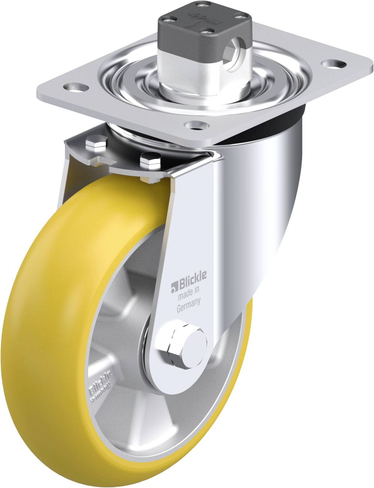 Blickle 856153 L-ALTH 160K-CS11-CO Stahlblech-Lenkrolle Rad-Durchmesser: 160mm Tragfähigkeit (max.): 400kg 1St.