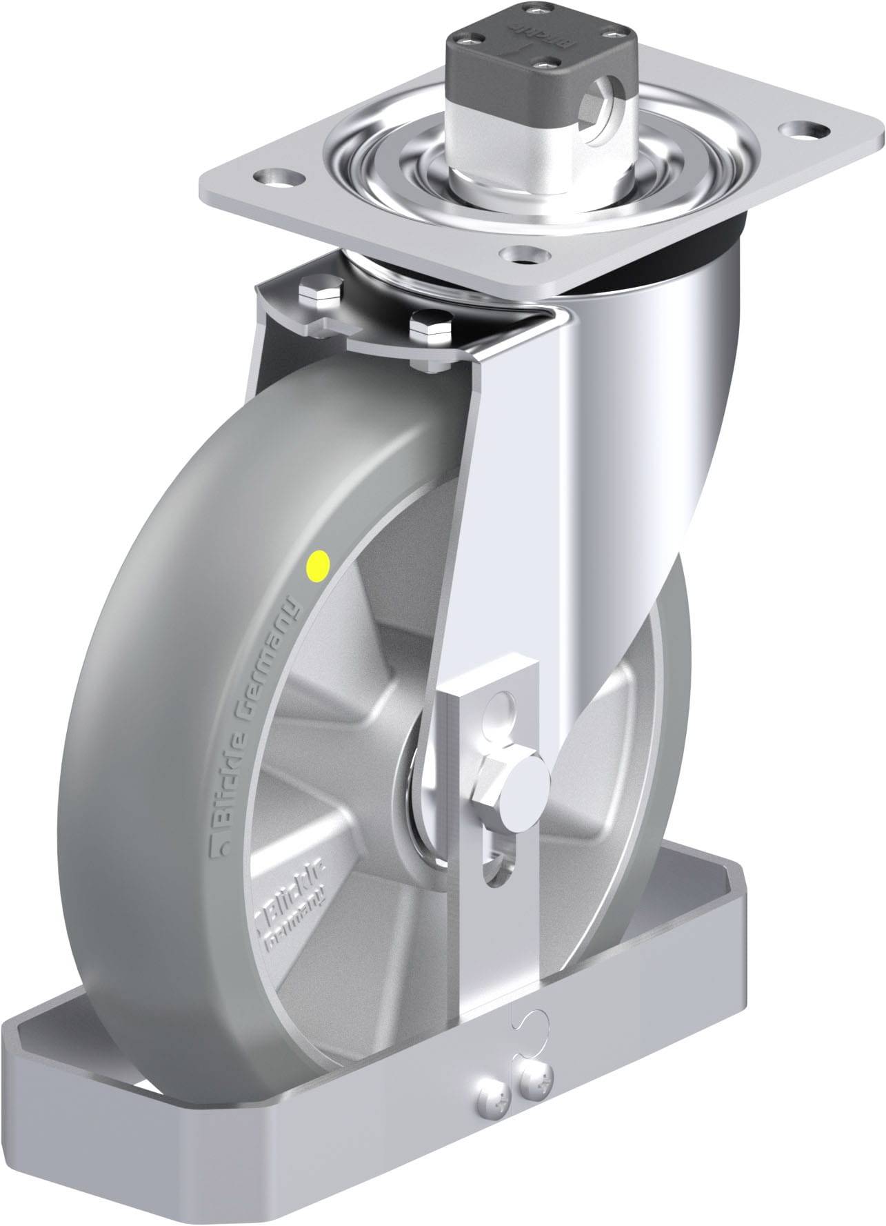 Blickle 939345 L-ALTH 200K-CS11-AS-CO-FS Stahlblech-Lenkrolle Rad-Durchmesser: 200mm Tragfähigkeit (max.): 400kg 1St.