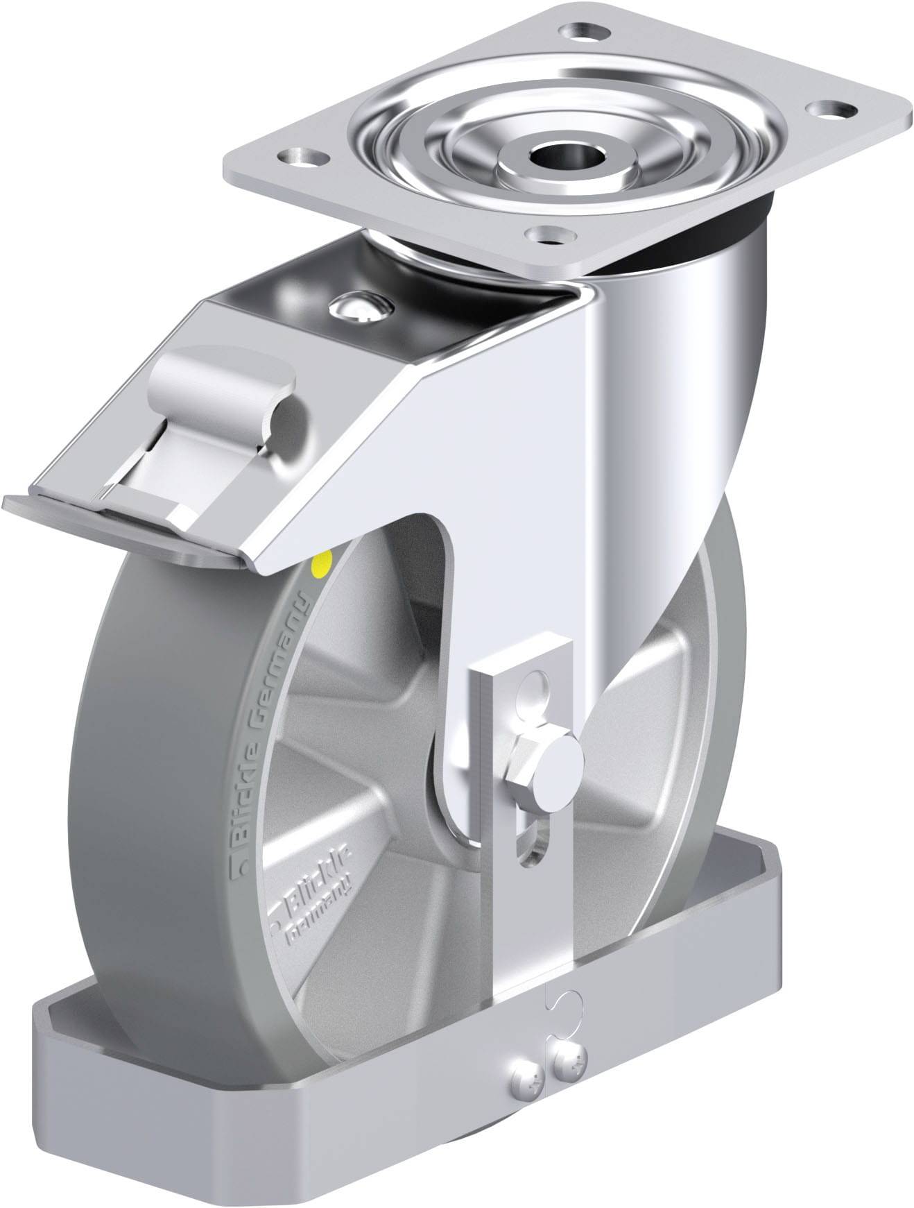 Blickle 939348 L-ALTH 200K-FI-AS-FS Stahlblech-Lenkrolle Rad-Durchmesser: 200mm Tragfähigkeit (max.): 400kg 1St.