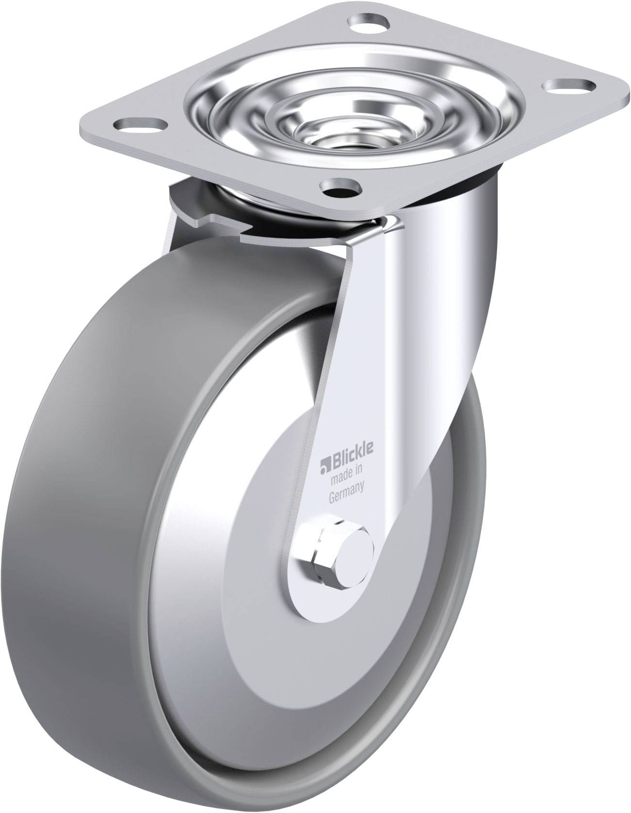 Blickle 946629 LE-PO 125G-ELS-FA Stahlblech-Lenkrolle Rad-Durchmesser: 125mm Tragfähigkeit (max.): 150kg 1St.