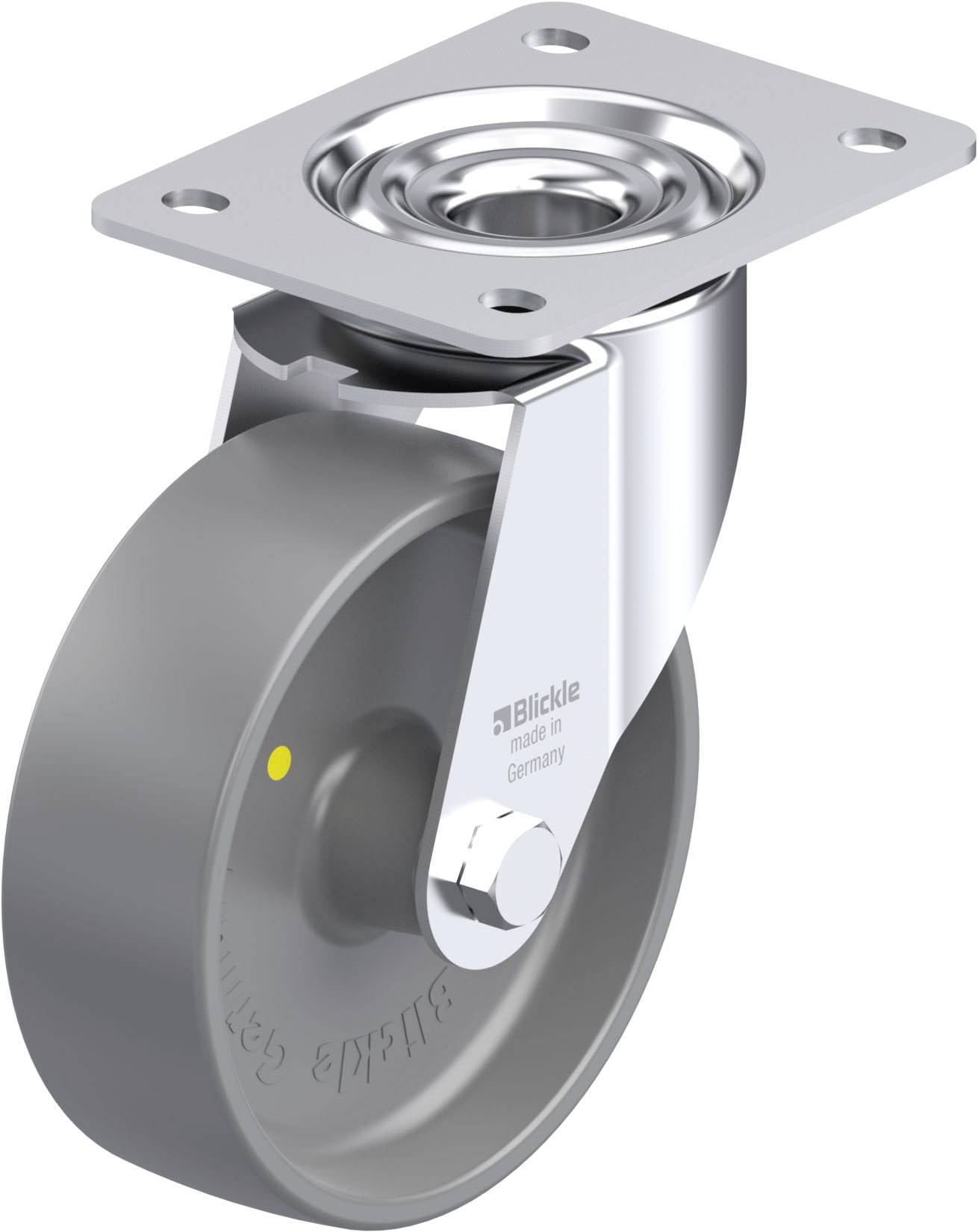 Blickle 936868 LE-PO 150G-ELS Stahlblech-Lenkrolle Rad-Durchmesser: 150mm Tragfähigkeit (max.): 300kg 1St.