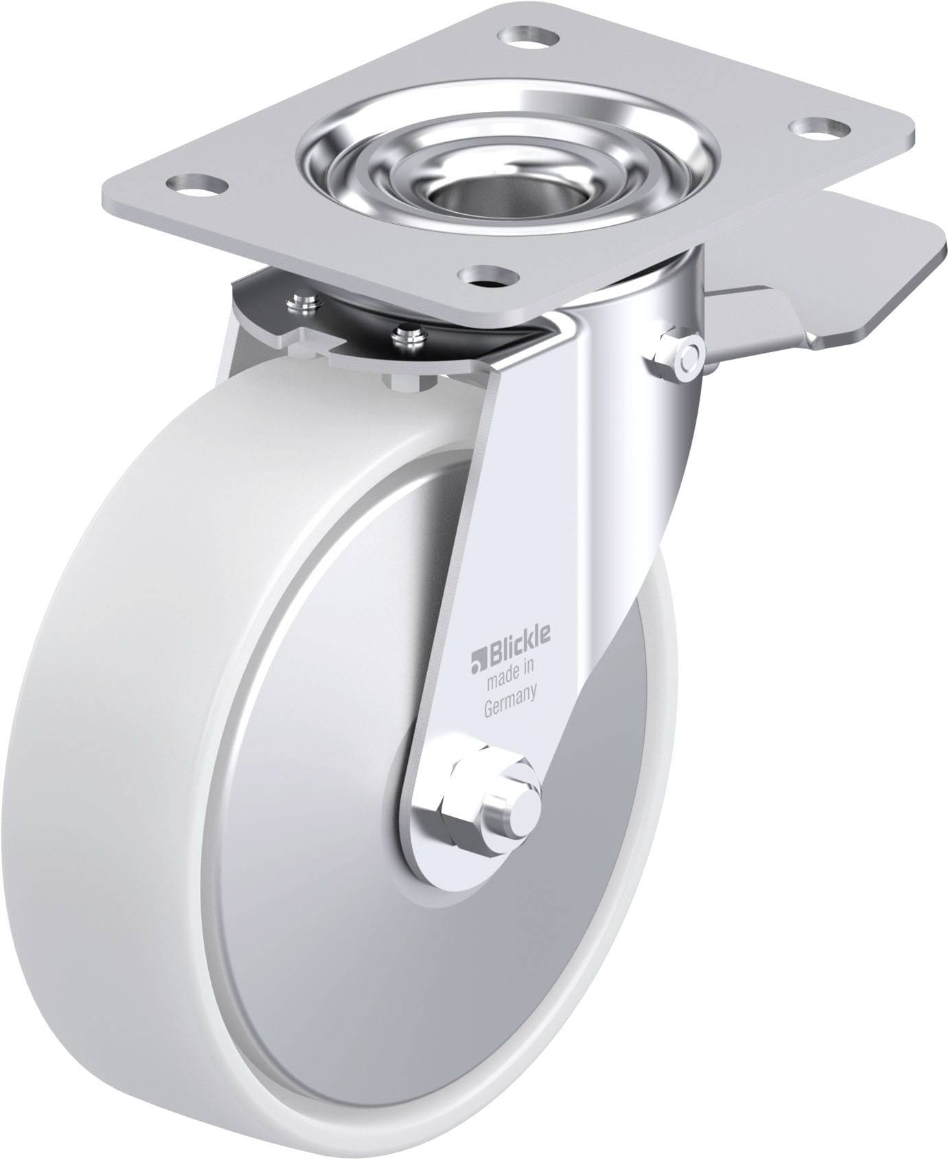 Blickle 749573 LE-PO 160G-ST-FA Stahlblech-Lenkrolle Rad-Durchmesser: 160mm Tragfähigkeit (max.): 300kg 1St.