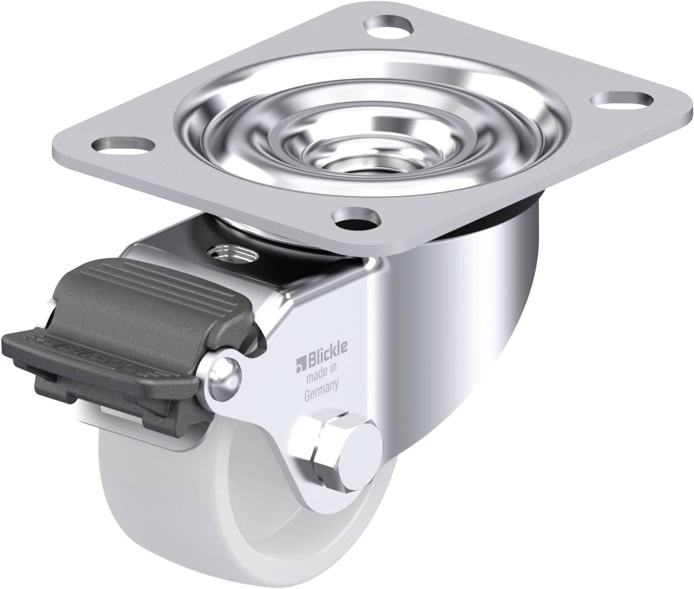 Blickle 936875 LE-PO 60G-RA Stahlblech-Lenkrolle Rad-Durchmesser: 60mm Tragfähigkeit (max.): 150kg 1St.