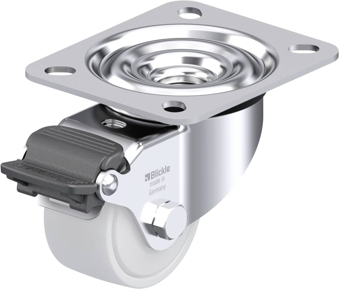 Blickle 936876 LE-PO 60KF-RA Stahlblech-Lenkrolle Rad-Durchmesser: 60mm Tragfähigkeit (max.): 150kg 1St.
