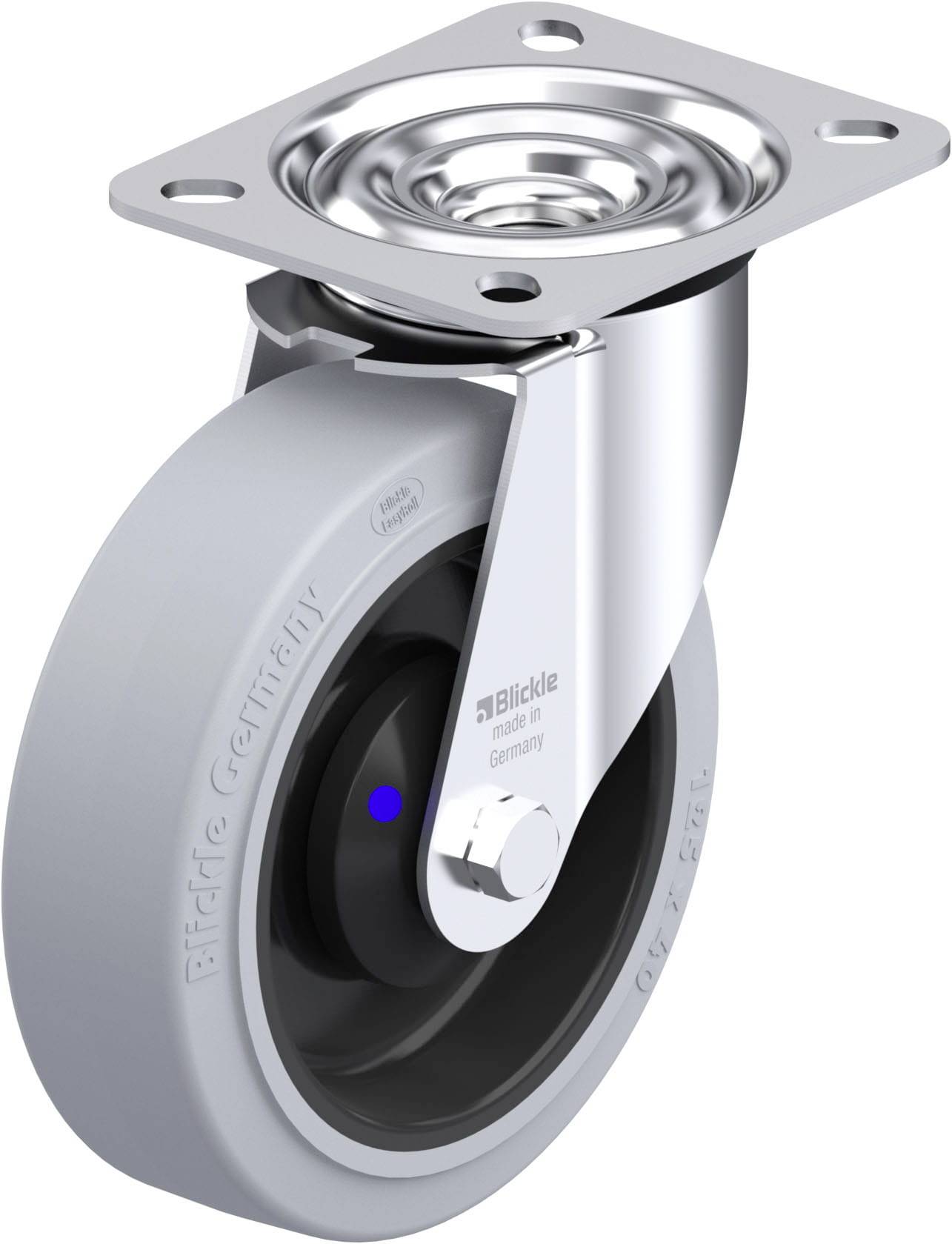 Blickle 945688 LE-POEV 125XKA-SG Stahlblech-Lenkrolle Rad-Durchmesser: 125mm Tragfähigkeit (max.): 150kg 1St.