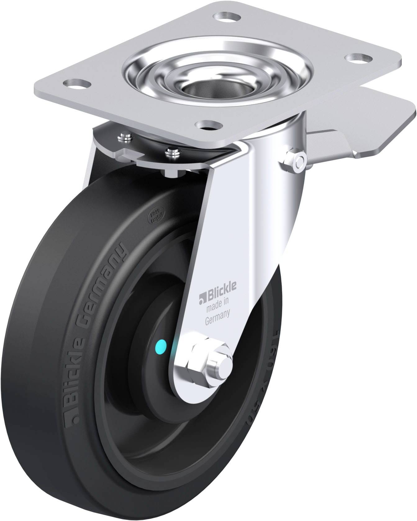 Blickle 749627 LE-POEV 160KAD-ST Stahlblech-Lenkrolle Rad-Durchmesser: 160mm Tragfähigkeit (max.): 300kg 1St.