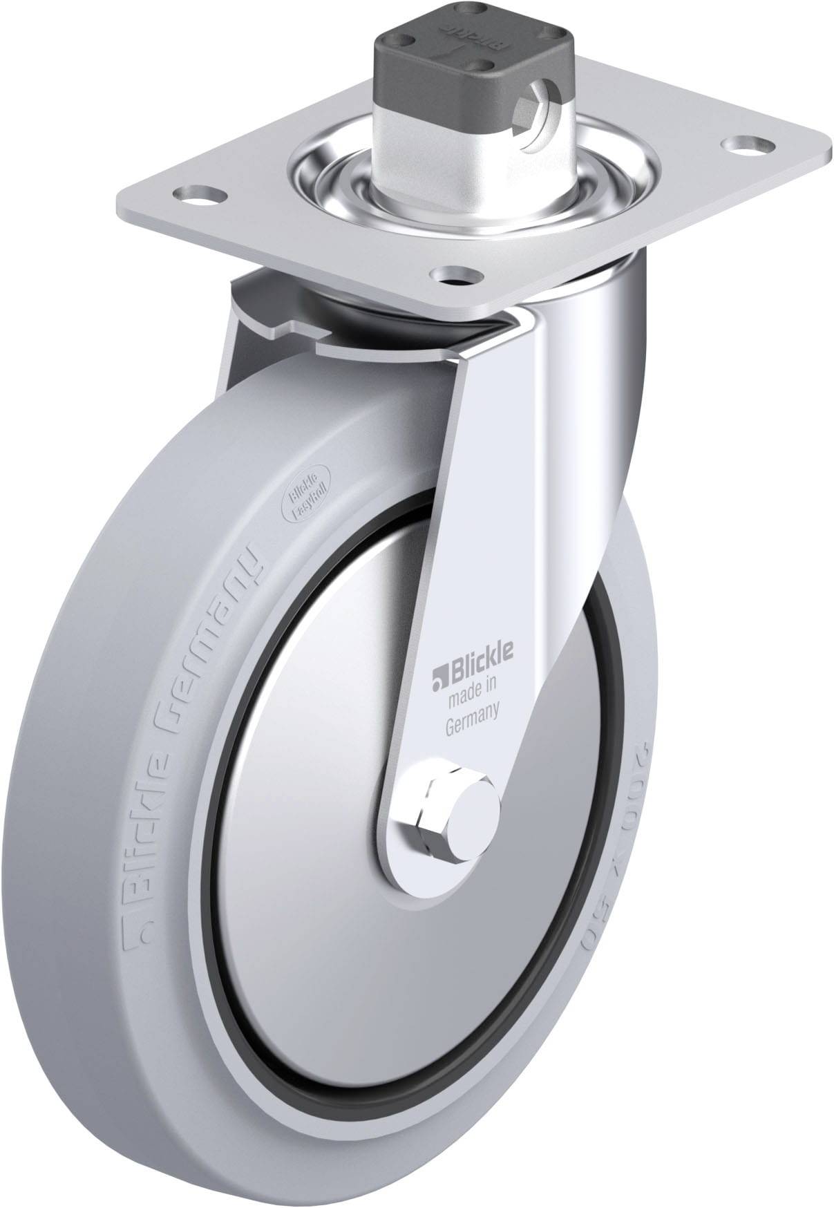 Blickle 850291 LE-POEV 200R-CS11-SG-FA Stahlblech-Lenkrolle Rad-Durchmesser: 200mm Tragfähigkeit (max.): 300kg 1St.