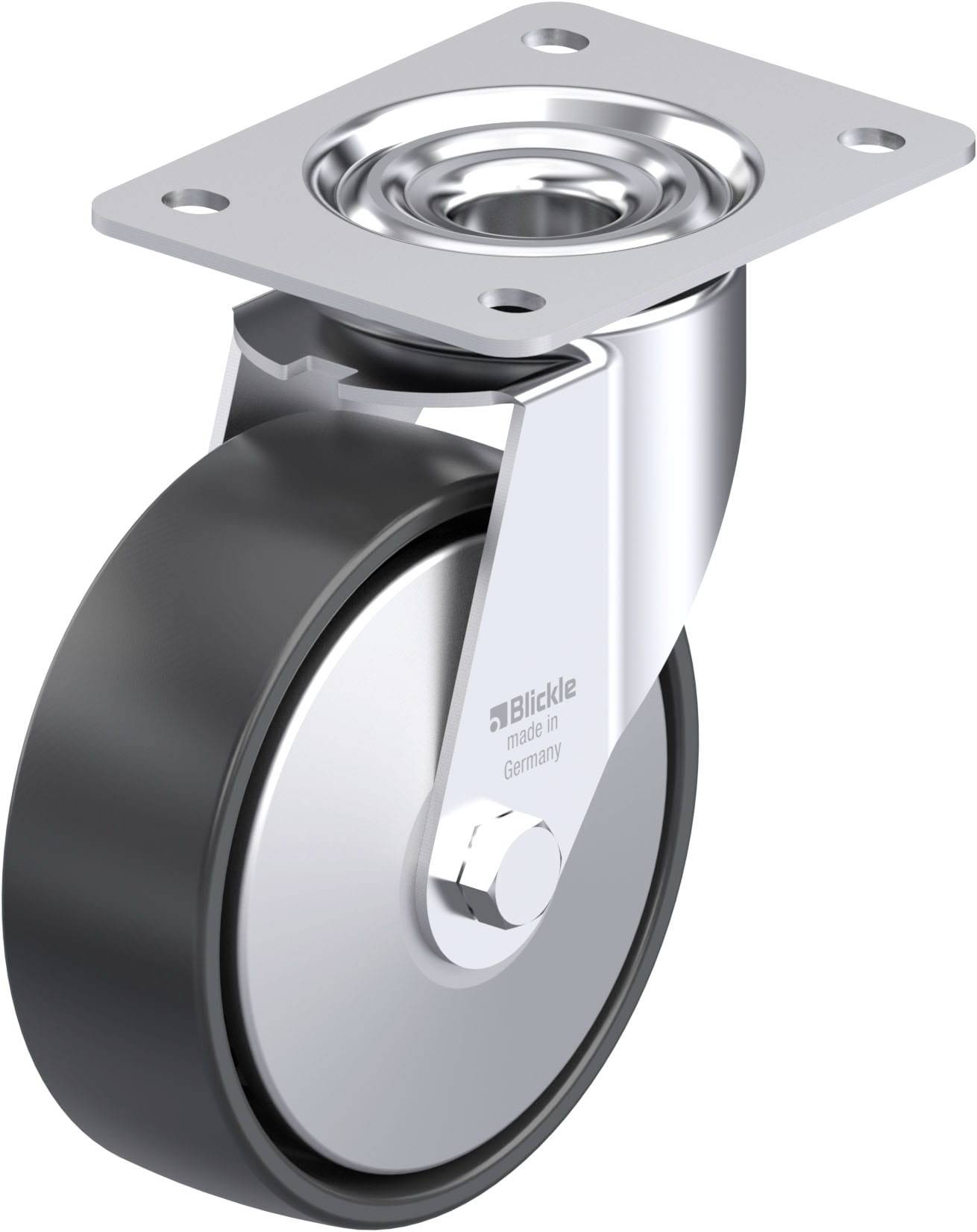 Blickle 951772 LE-PP 150K-EL-FA Stahlblech-Lenkrolle Rad-Durchmesser: 150mm Tragfähigkeit (max.): 300kg 1St.