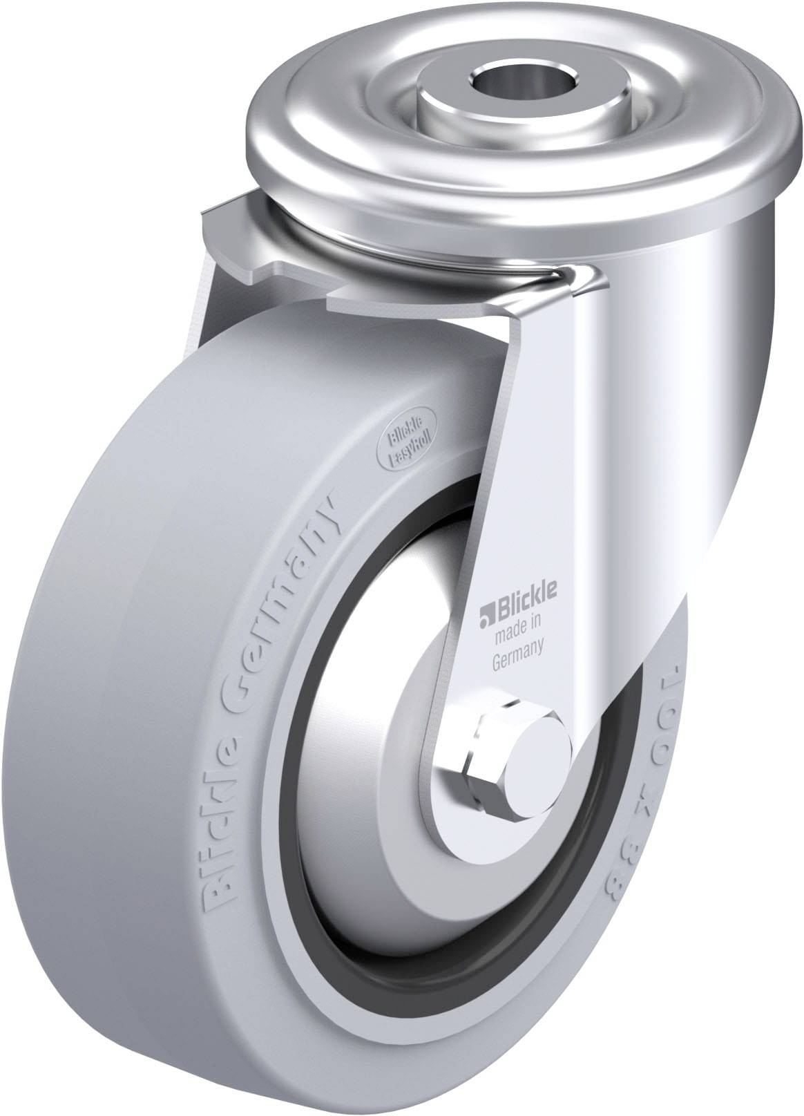 Blickle 945700 LER-POEV 100XKA-SG-FA Stahlblech-Lenkrolle Rad-Durchmesser: 100mm Tragfähigkeit (max.): 150kg 1St.