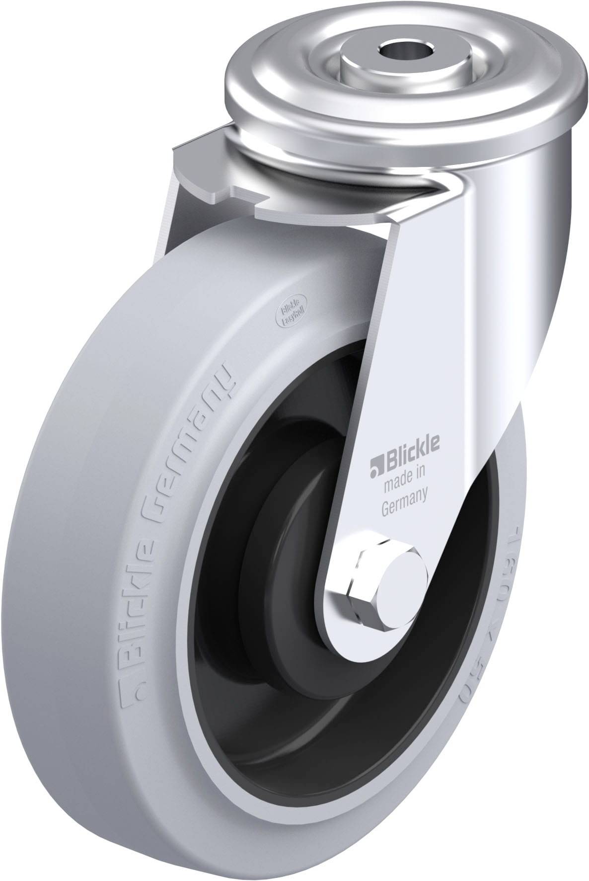 Blickle 845158 LER-POEV 160KA-SG Stahlblech-Lenkrolle Rad-Durchmesser: 160mm Tragfähigkeit (max.): 300kg 1St.