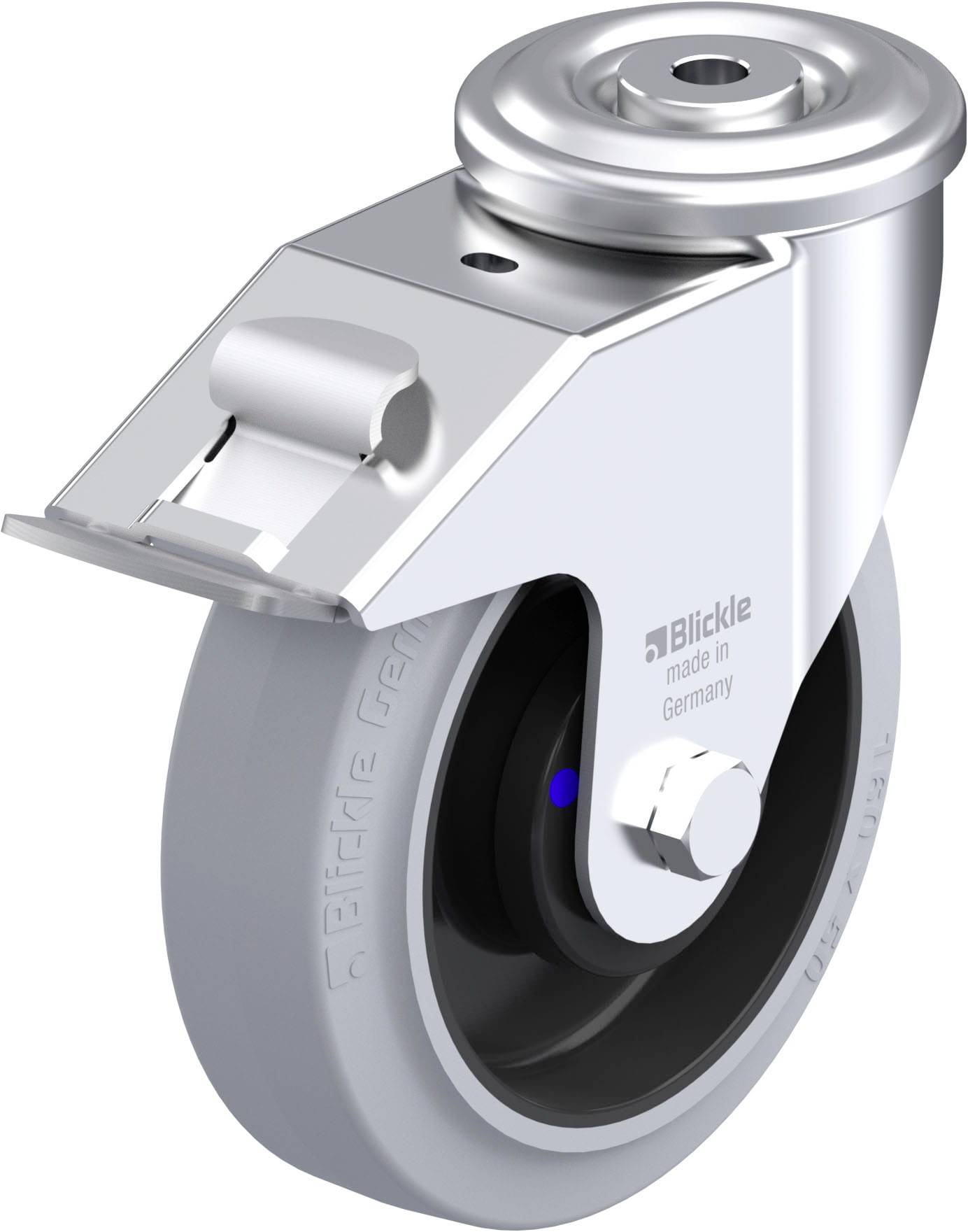 Blickle 941936 LER-POEV 160XKA-FI-SG Stahlblech-Lenkrolle Rad-Durchmesser: 160mm Tragfähigkeit (max.): 300kg 1St.