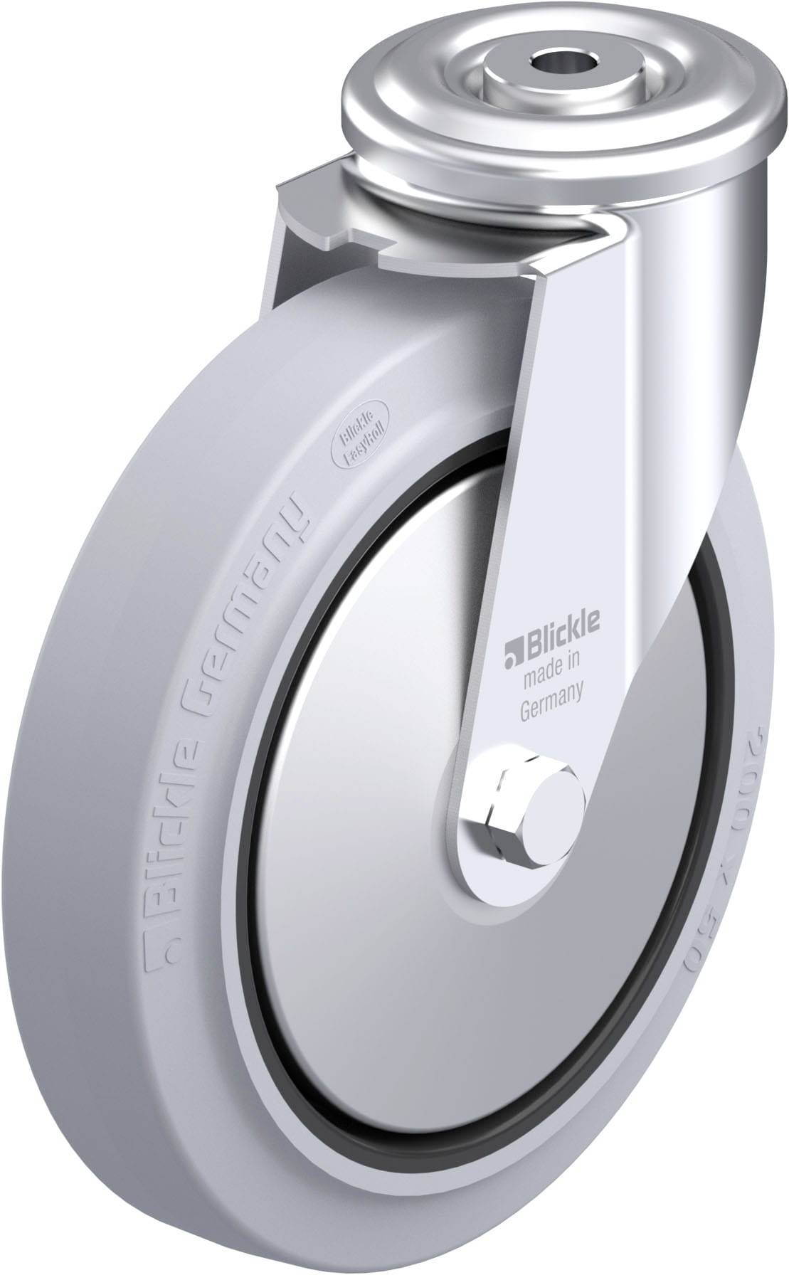 Blickle 942041 LER-POEV 200XR-SG-FA Stahlblech-Lenkrolle Rad-Durchmesser: 200mm Tragfähigkeit (max.): 300kg 1St.