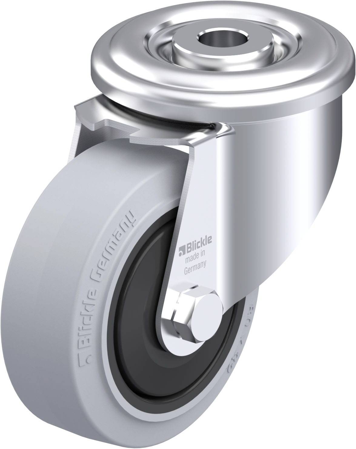 Blickle 906400 LER-POEV 80KF-SG Stahlblech-Lenkrolle Rad-Durchmesser: 80mm Tragfähigkeit (max.): 140kg 1St.