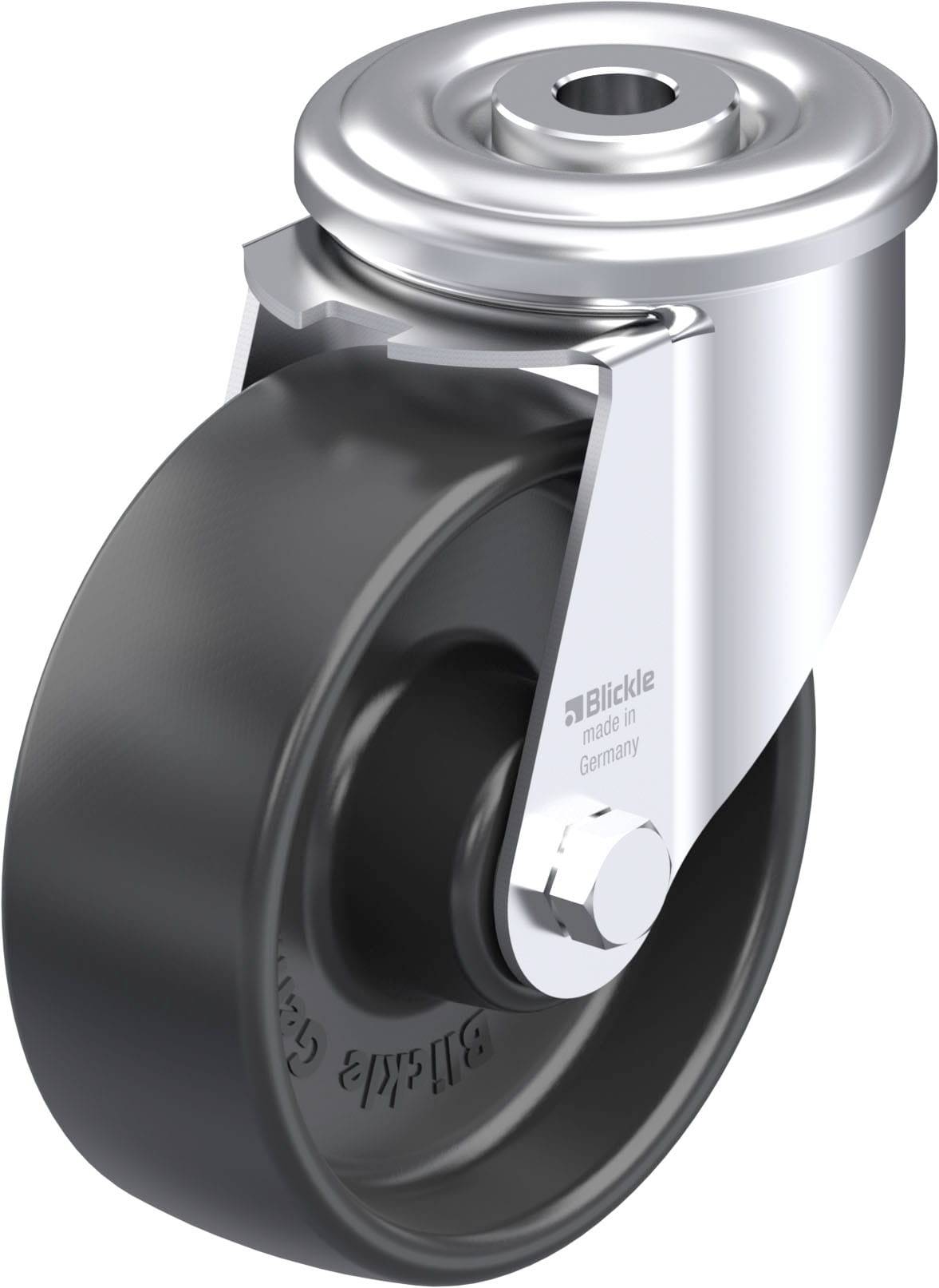 Blickle 635235 LER-PP 100R Stahlblech-Lenkrolle Rad-Durchmesser: 100mm Tragfähigkeit (max.): 150kg 1St.