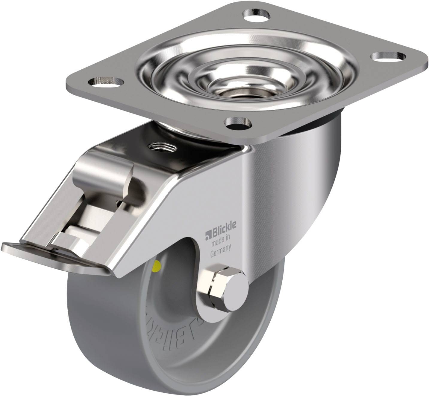 Blickle 945714 LEX-PO 80G-FI-ELS Edelstahl-Lenkrolle Rad-Durchmesser: 80mm Tragfähigkeit (max.): 150kg 1St.