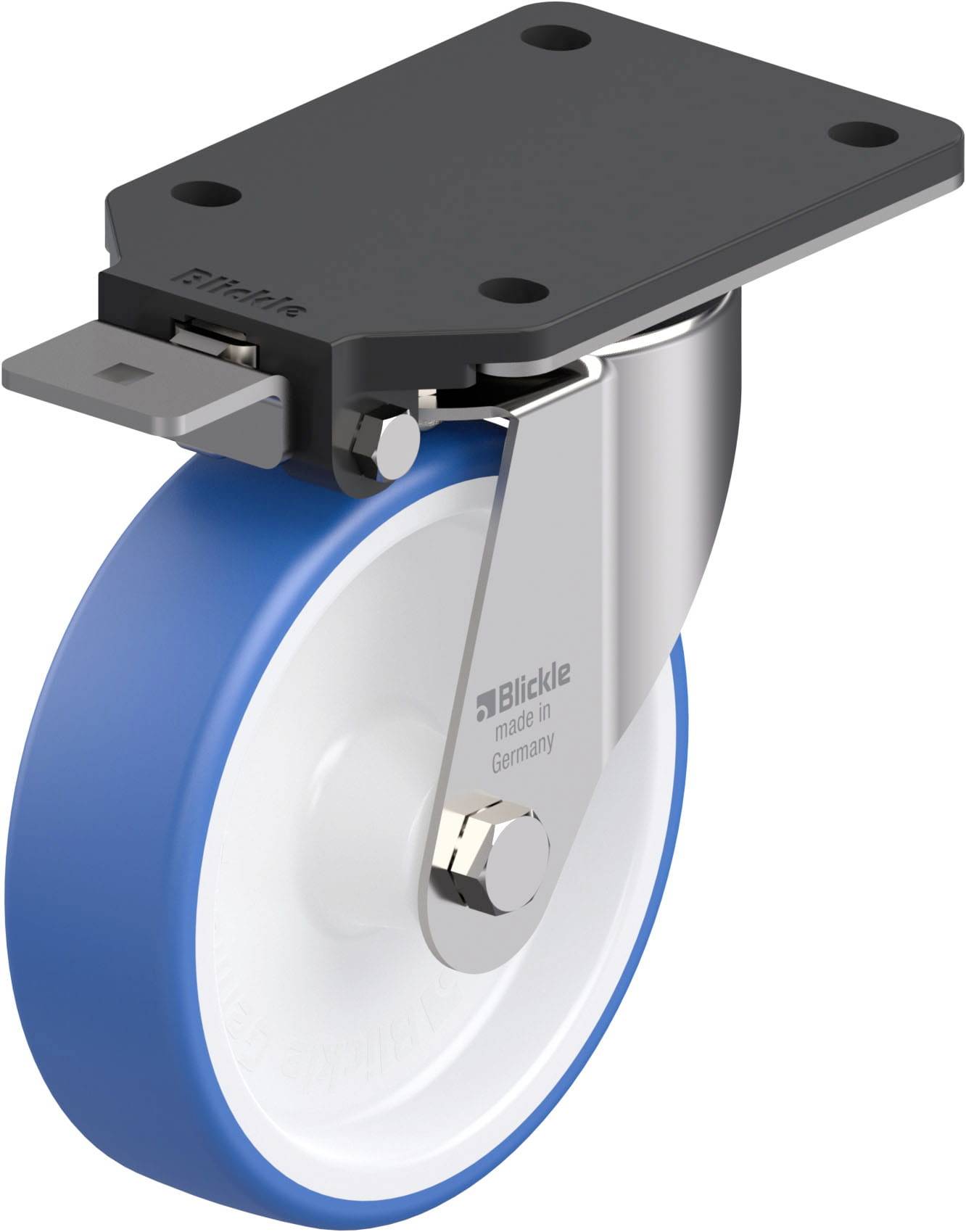 Blickle 942104 LEX-POTHS 160G-IS Edelstahl-Lenkrolle Rad-Durchmesser: 160mm Tragfähigkeit (max.): 300kg 1St.