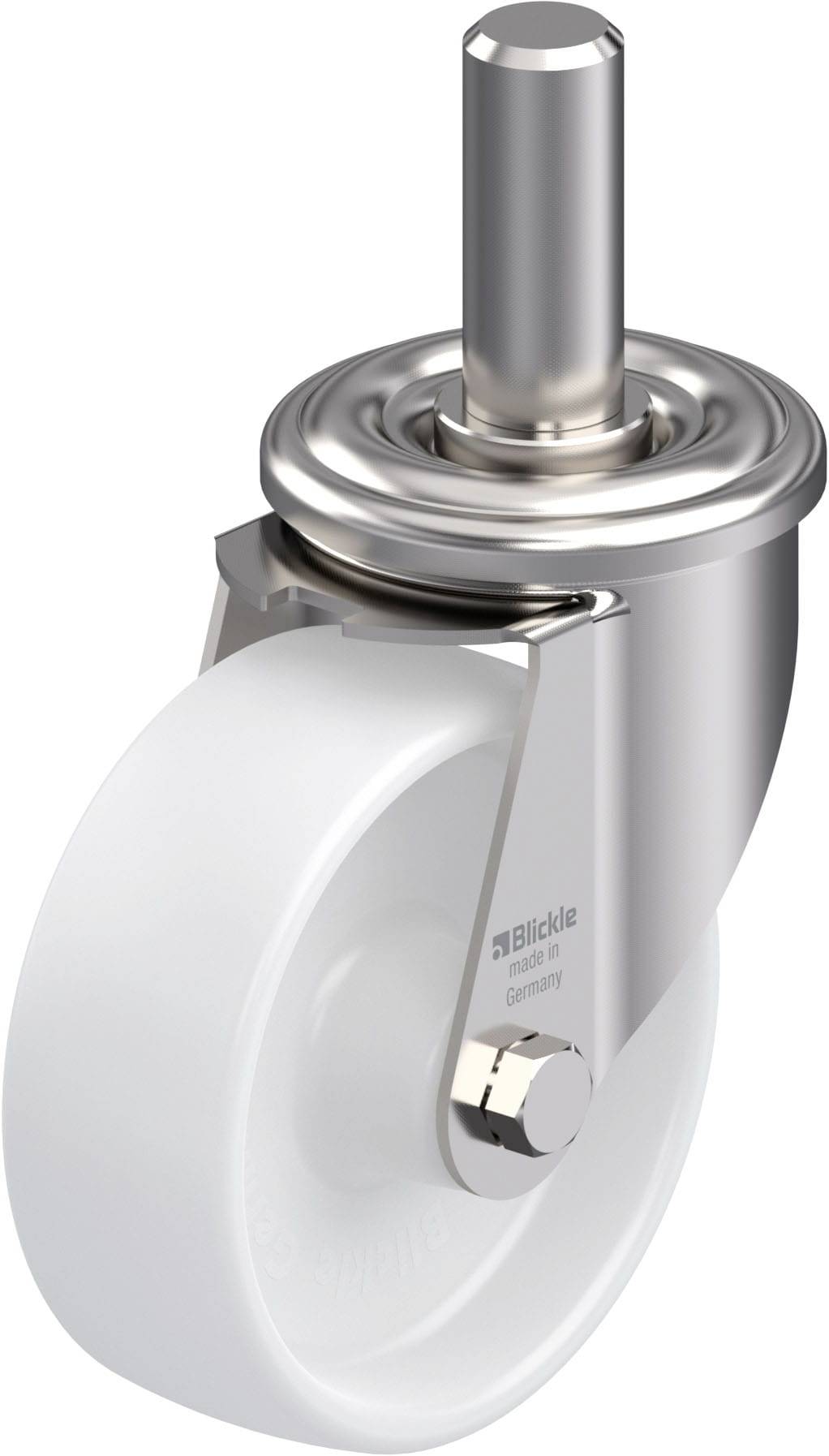 Blickle 584334 LEXZ-PO 100G Edelstahl-Lenkrolle Rad-Durchmesser: 100mm Tragfähigkeit (max.): 150kg 1St.