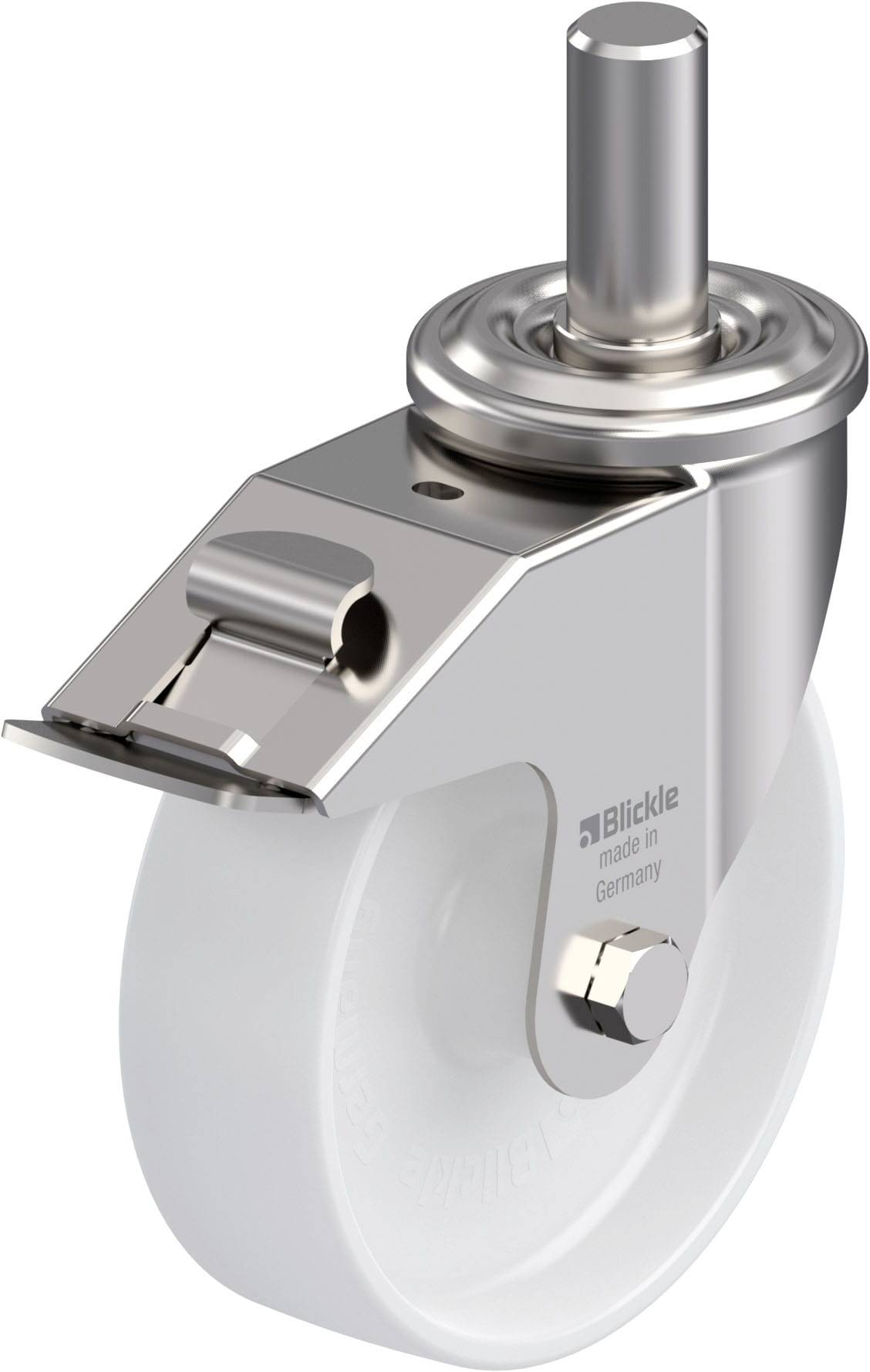 Blickle 754554 LEXZ-PO 160G-FI Edelstahl-Lenkrolle Rad-Durchmesser: 160mm Tragfähigkeit (max.): 300kg 1St.