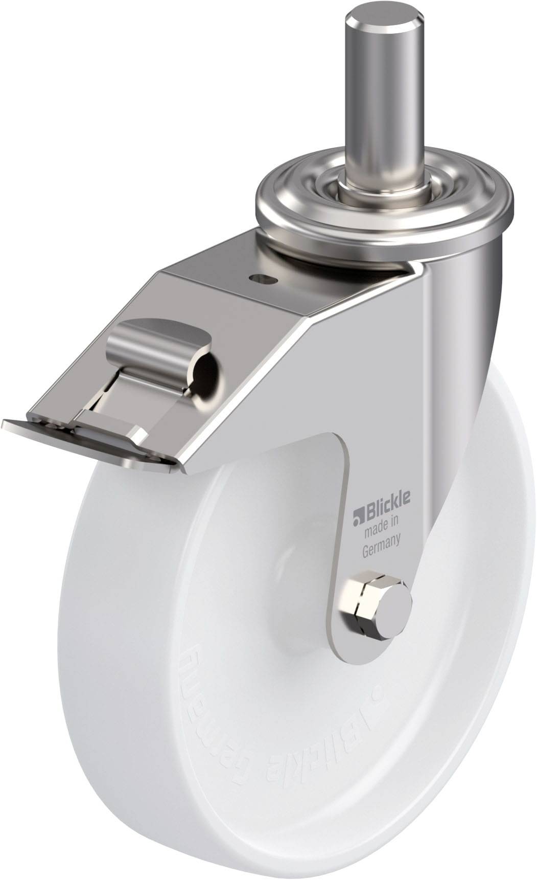 Blickle 584417 LEXZ-PO 200G-FI Edelstahl-Lenkrolle Rad-Durchmesser: 200mm Tragfähigkeit (max.): 300kg 1St.