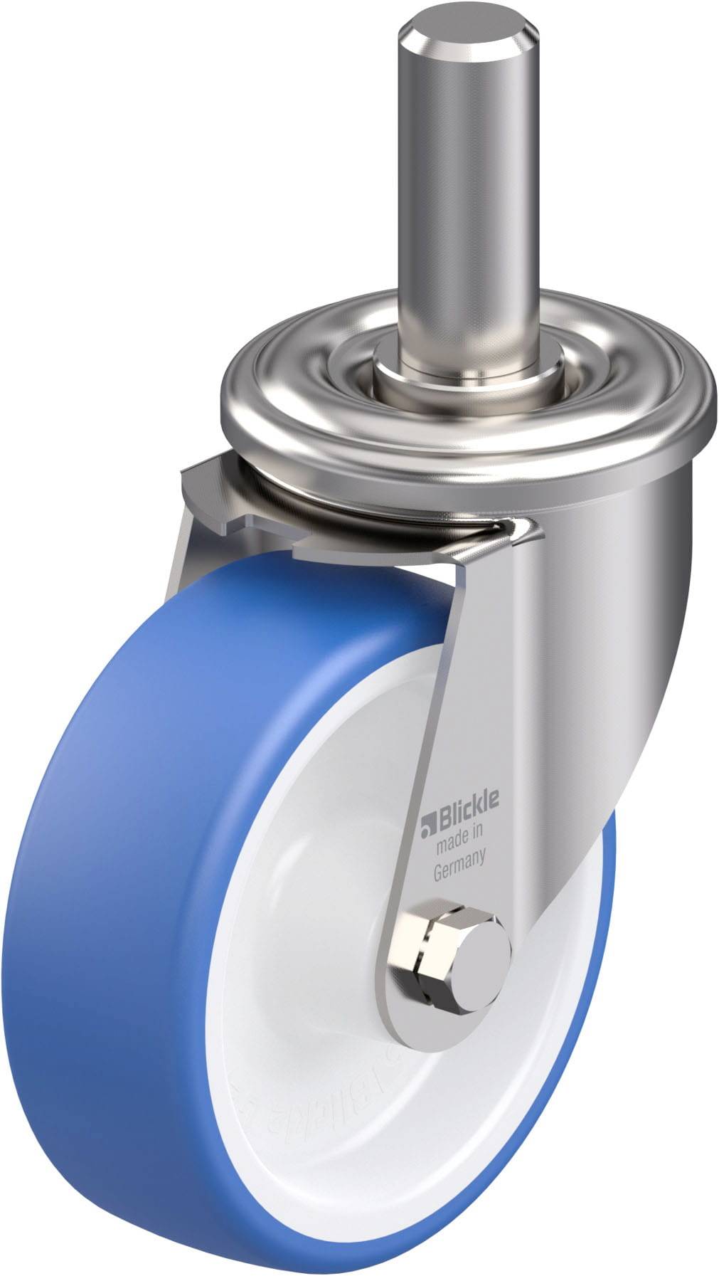 Blickle 942132 LEXZ-POTHS 100G Edelstahl-Lenkrolle Rad-Durchmesser: 100mm Tragfähigkeit (max.): 150kg 1St.