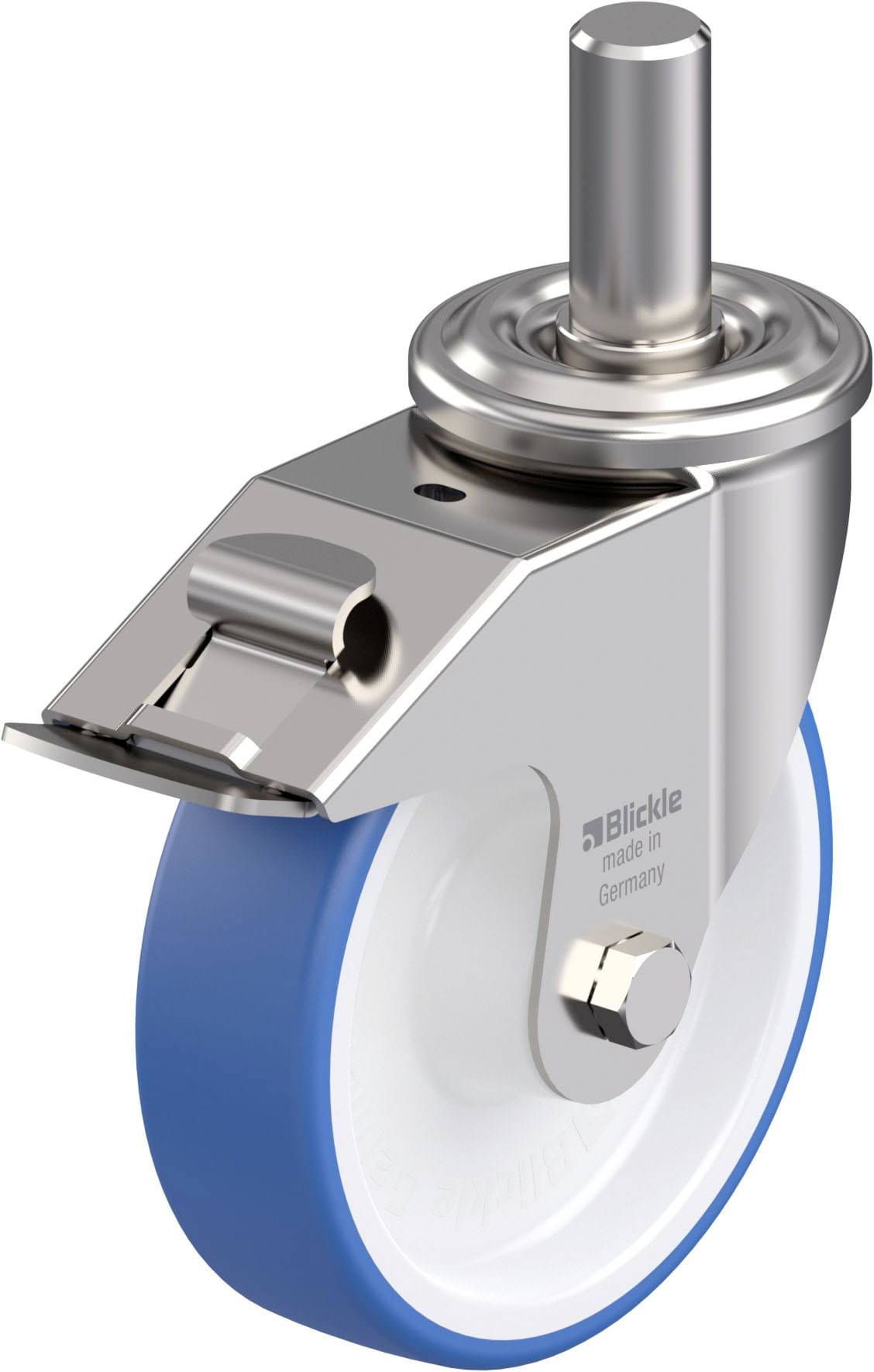 Blickle 942147 LEXZ-POTHS 160XR-FI Edelstahl-Lenkrolle Rad-Durchmesser: 160mm Tragfähigkeit (max.): 300kg 1St.