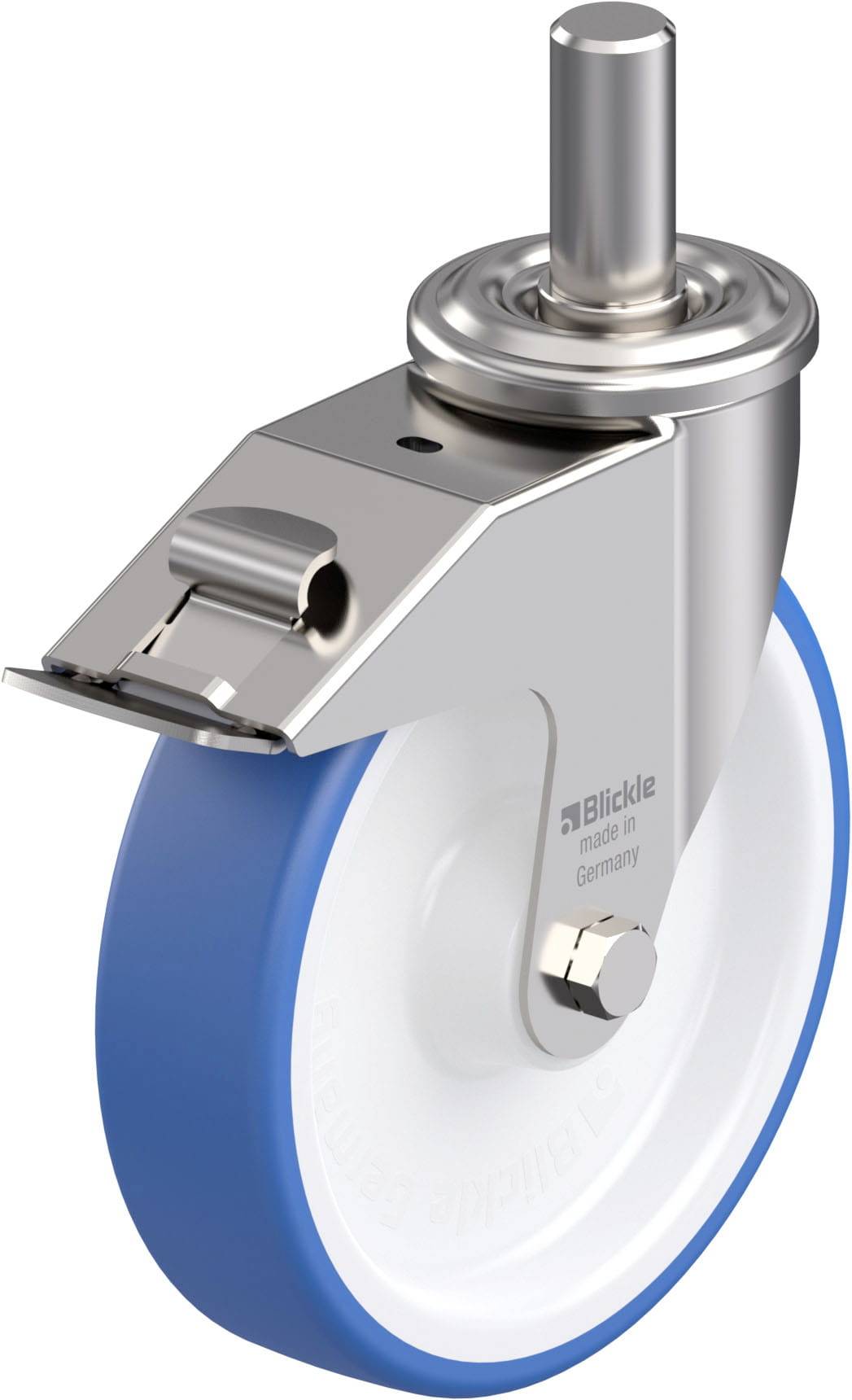 Blickle 942151 LEXZ-POTHS 200XR-FI Edelstahl-Lenkrolle Rad-Durchmesser: 200mm Tragfähigkeit (max.): 300kg 1St.