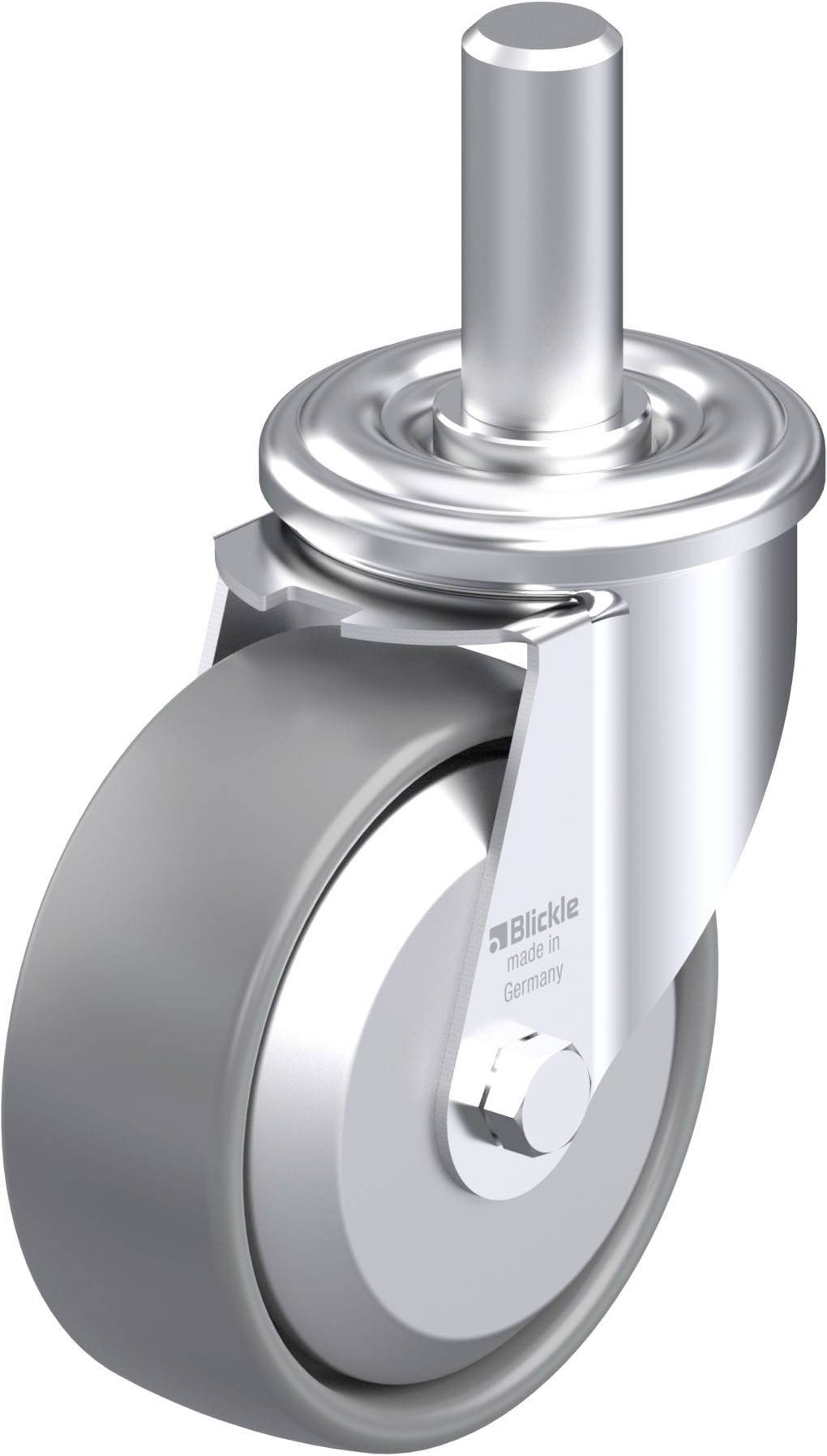 Blickle 946660 LEZ-PO 100G-ELS-FA Stahlblech-Lenkrolle Rad-Durchmesser: 100mm Tragfähigkeit (max.): 150kg 1St.