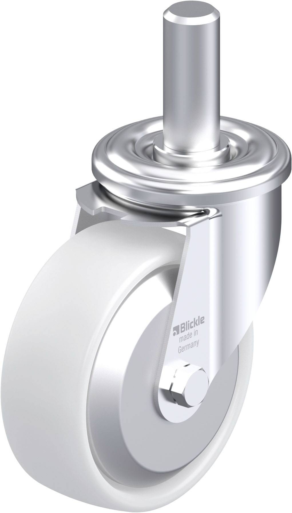 Blickle 744231 LEZ-PO 100G-FA Stahlblech-Lenkrolle Rad-Durchmesser: 100mm Tragfähigkeit (max.): 150kg 1St.