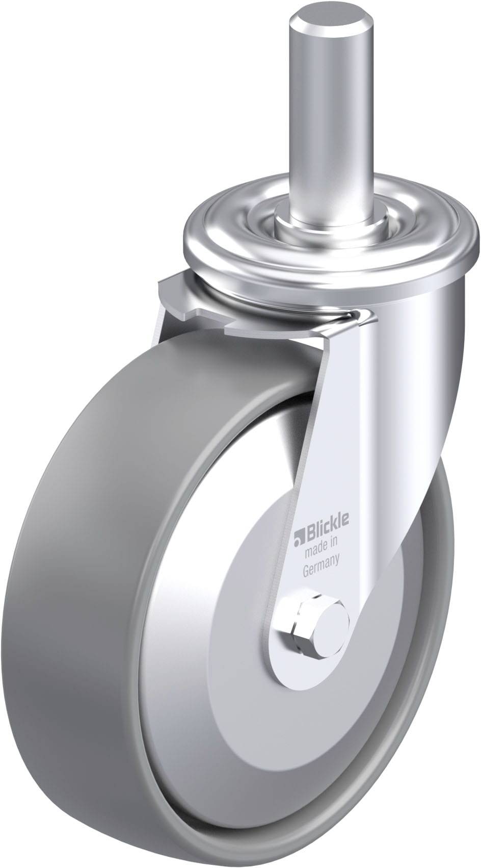 Blickle 946662 LEZ-PO 125G-ELS-FA Stahlblech-Lenkrolle Rad-Durchmesser: 125mm Tragfähigkeit (max.): 150kg 1St.