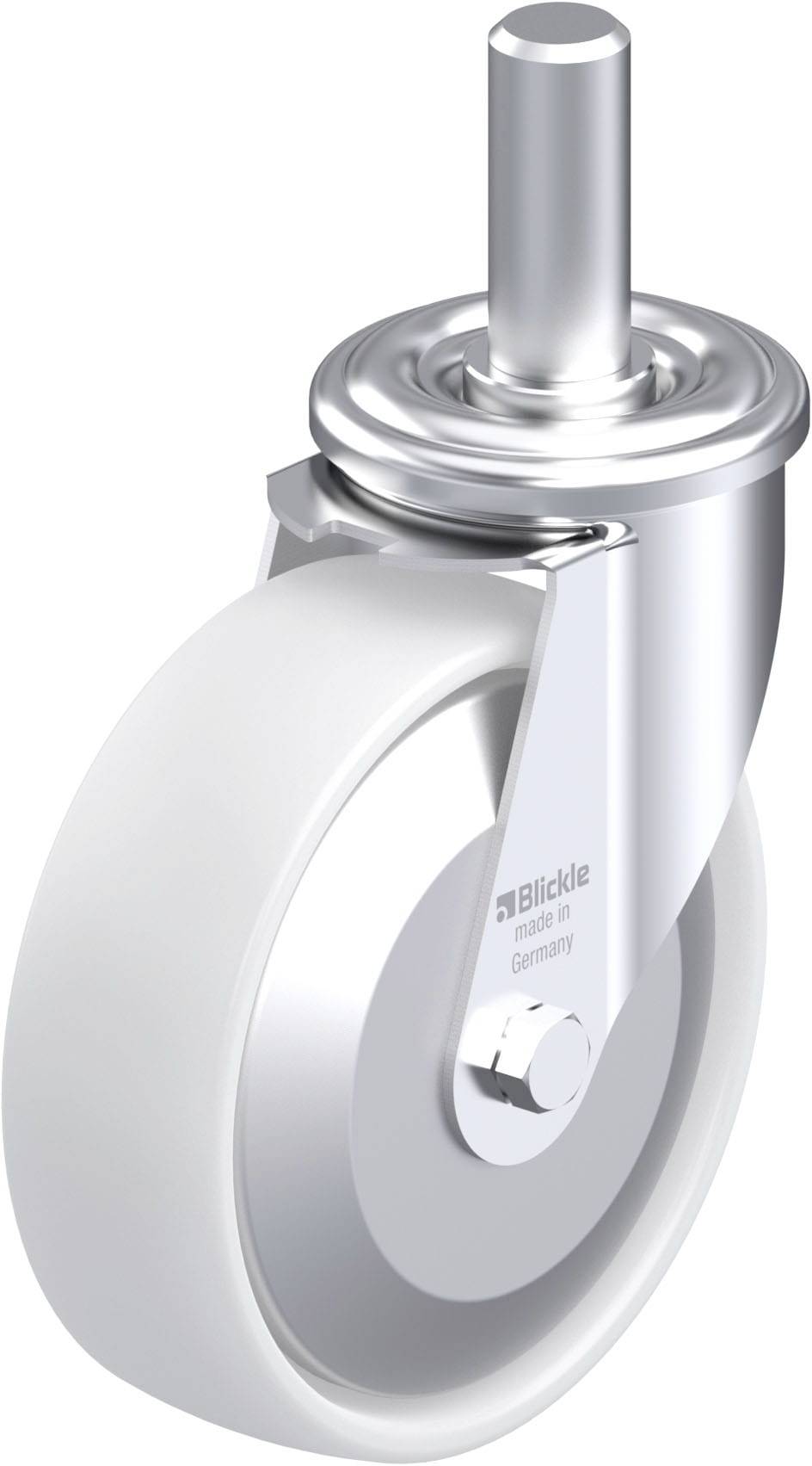 Blickle 672741 LEZ-PO 125G-FA Stahlblech-Lenkrolle Rad-Durchmesser: 125mm Tragfähigkeit (max.): 150kg 1St.