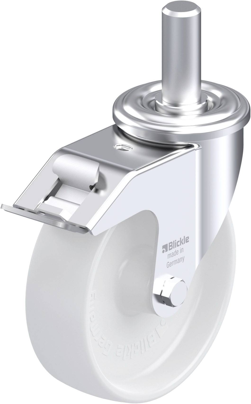 Blickle 580324 LEZ-PO 125G-FI Stahlblech-Lenkrolle Rad-Durchmesser: 125mm Tragfähigkeit (max.): 150kg 1St.