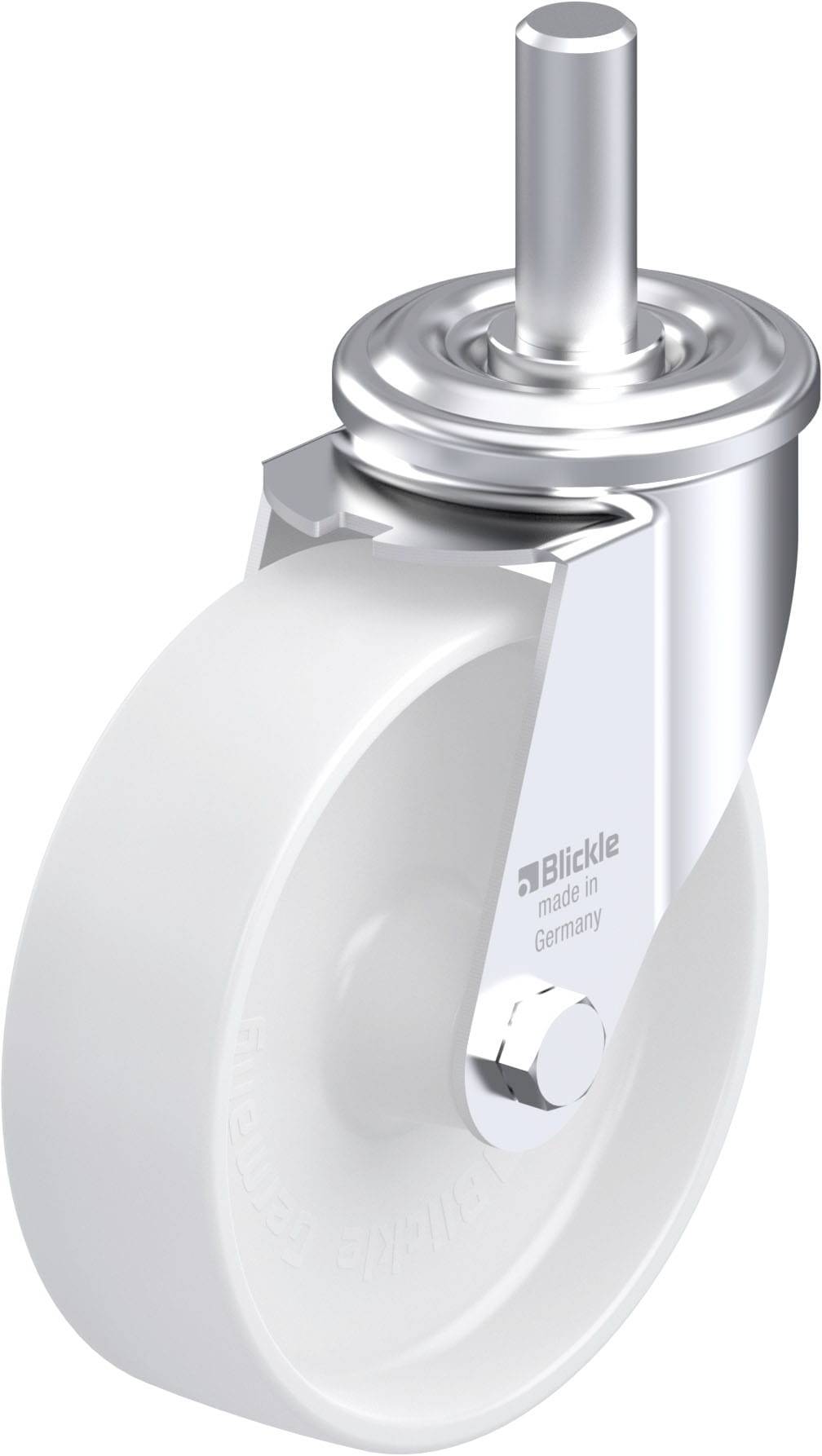 Blickle 613430 LEZ-PO 160G-22 Stahlblech-Lenkrolle Rad-Durchmesser: 160mm Tragfähigkeit (max.): 300kg 1St.