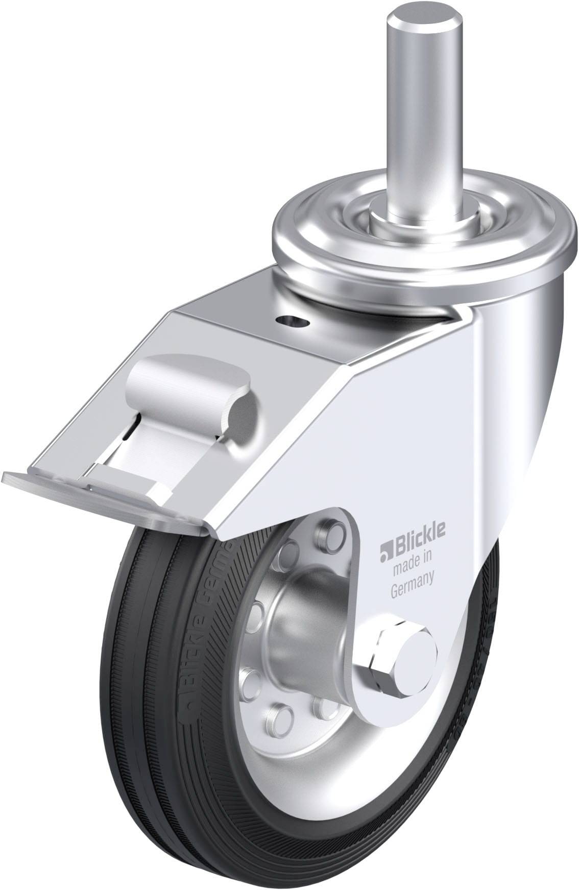 Blickle 576637 LEZ-VE 150R-22-FI Stahlblech-Lenkrolle Rad-Durchmesser: 150mm Tragfähigkeit (max.): 135kg 1St.