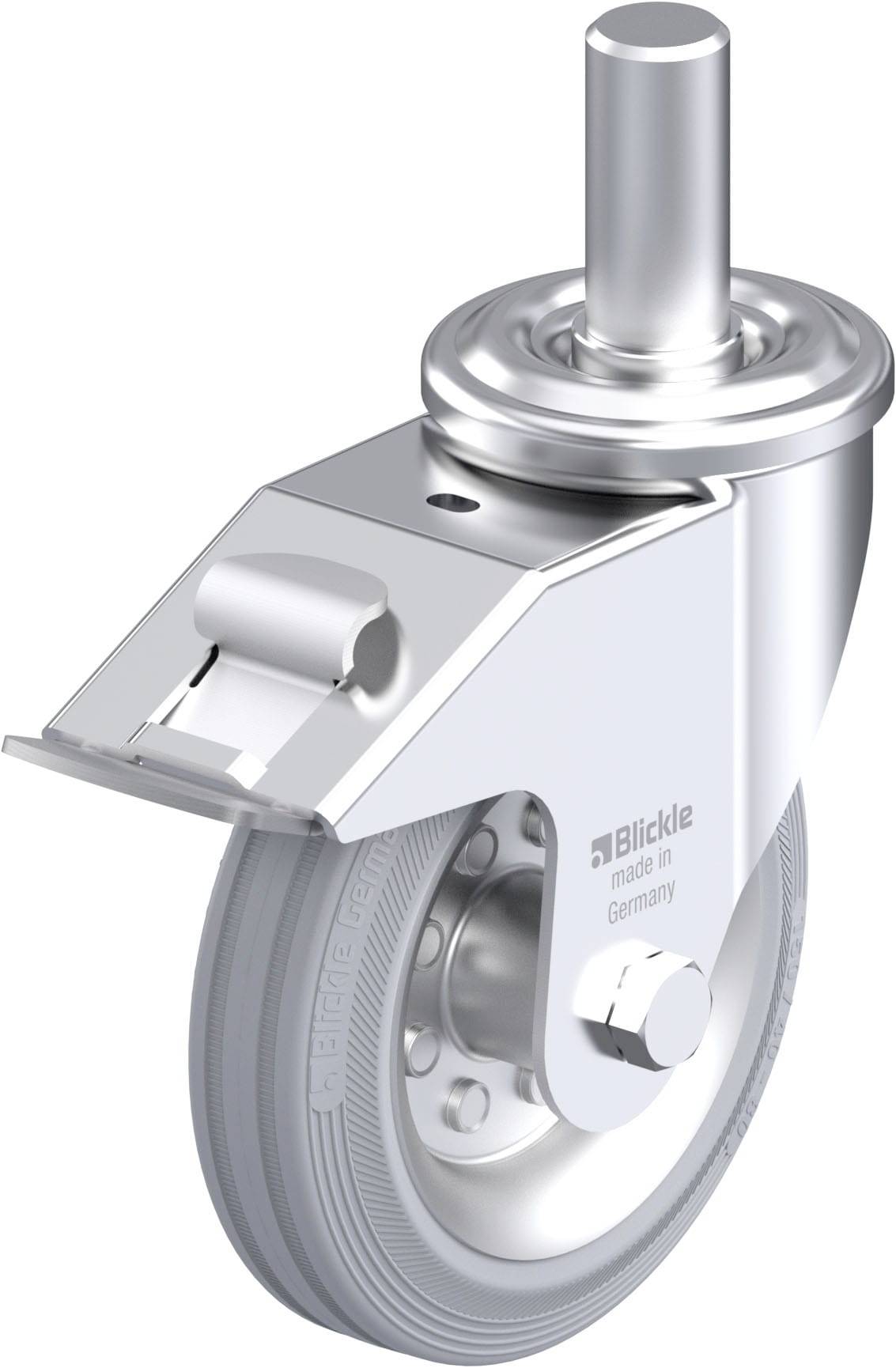 Blickle 696963 LEZ-VE 150R-27-FI-SG Stahlblech-Lenkrolle Rad-Durchmesser: 150mm Tragfähigkeit (max.): 135kg 1St.