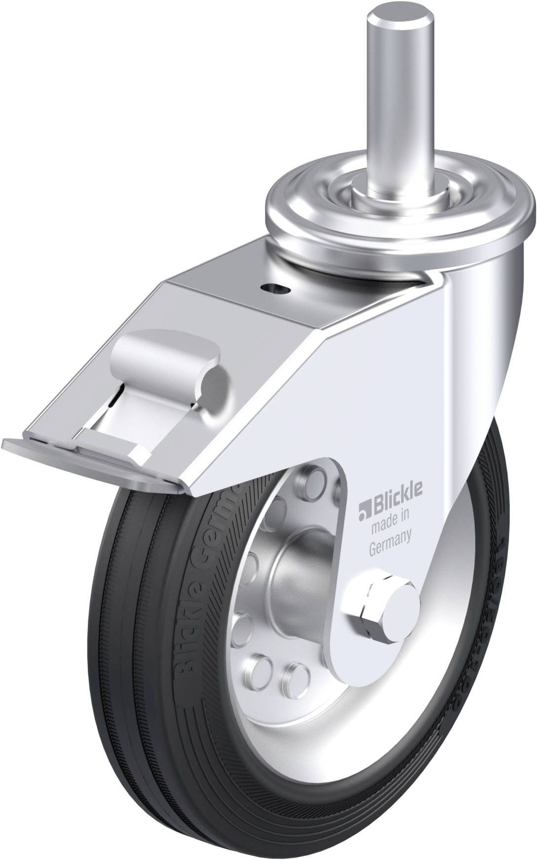 Blickle 576769 LEZ-VE 180R-22-FI Stahlblech-Lenkrolle Rad-Durchmesser: 180mm Tragfähigkeit (max.): 170kg 1St.