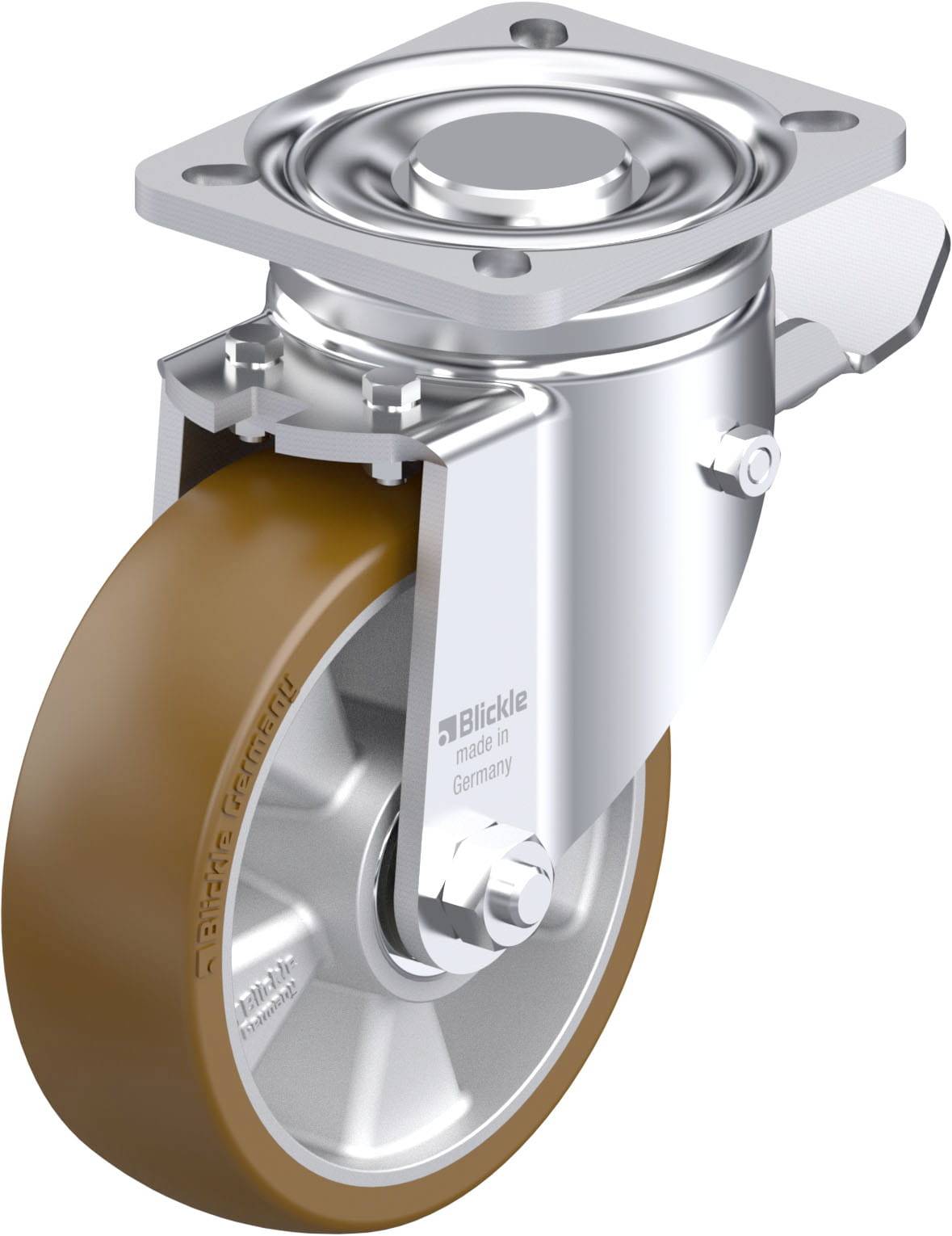 Blickle 917985 LH-ALB 125K-1-ST Stahlblech-Lenkrolle Rad-Durchmesser: 125mm Tragfähigkeit (max.): 550kg 1St.