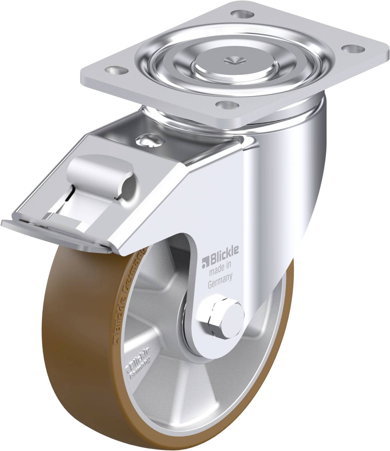 Blickle 917981 LH-ALB 160K-FI Stahlblech-Lenkrolle Rad-Durchmesser: 160mm Tragfähigkeit (max.): 750kg 1St.