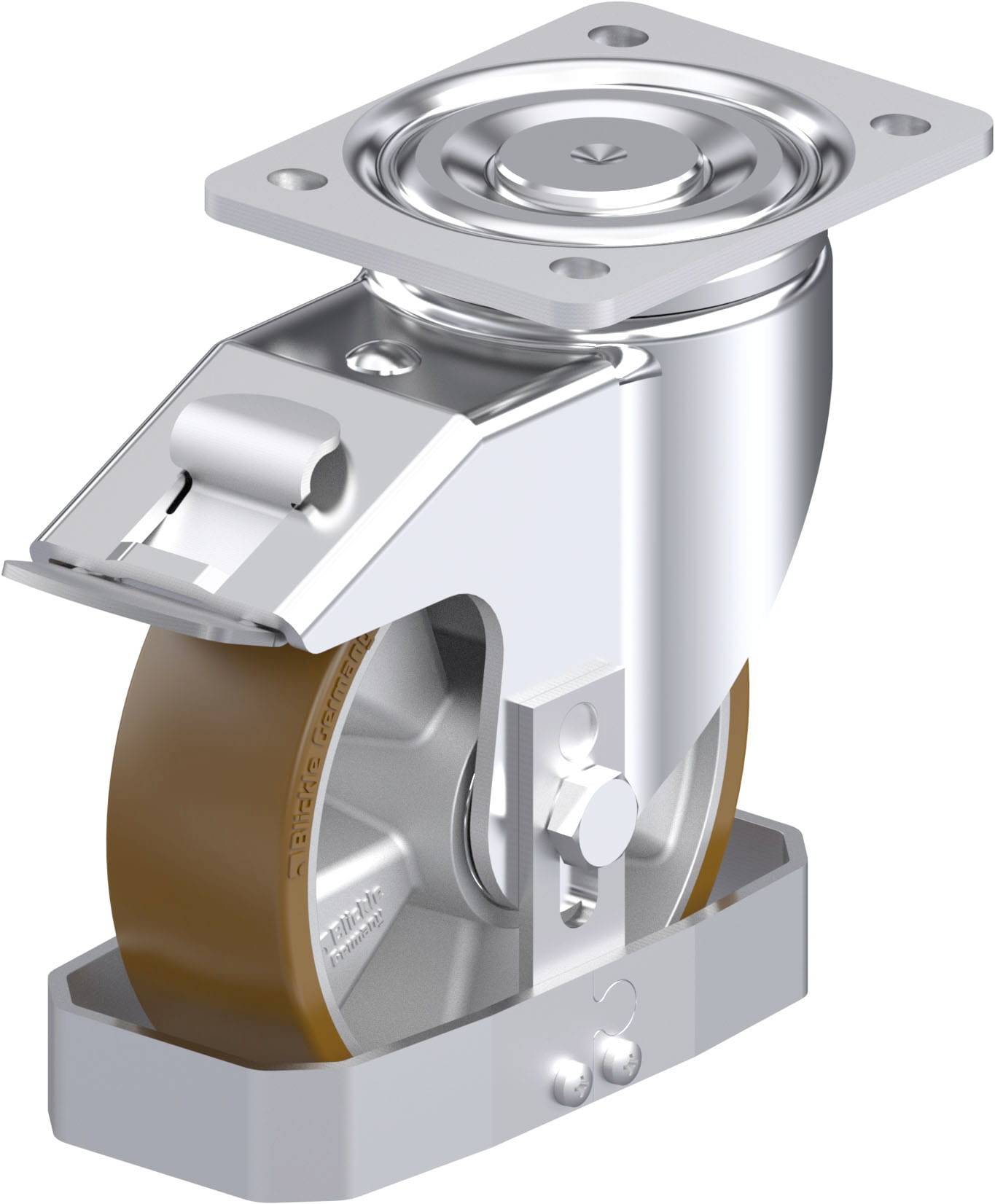 Blickle 939606 LH-ALB 160K-FI-FS Stahlblech-Lenkrolle Rad-Durchmesser: 160mm Tragfähigkeit (max.): 750kg 1St.