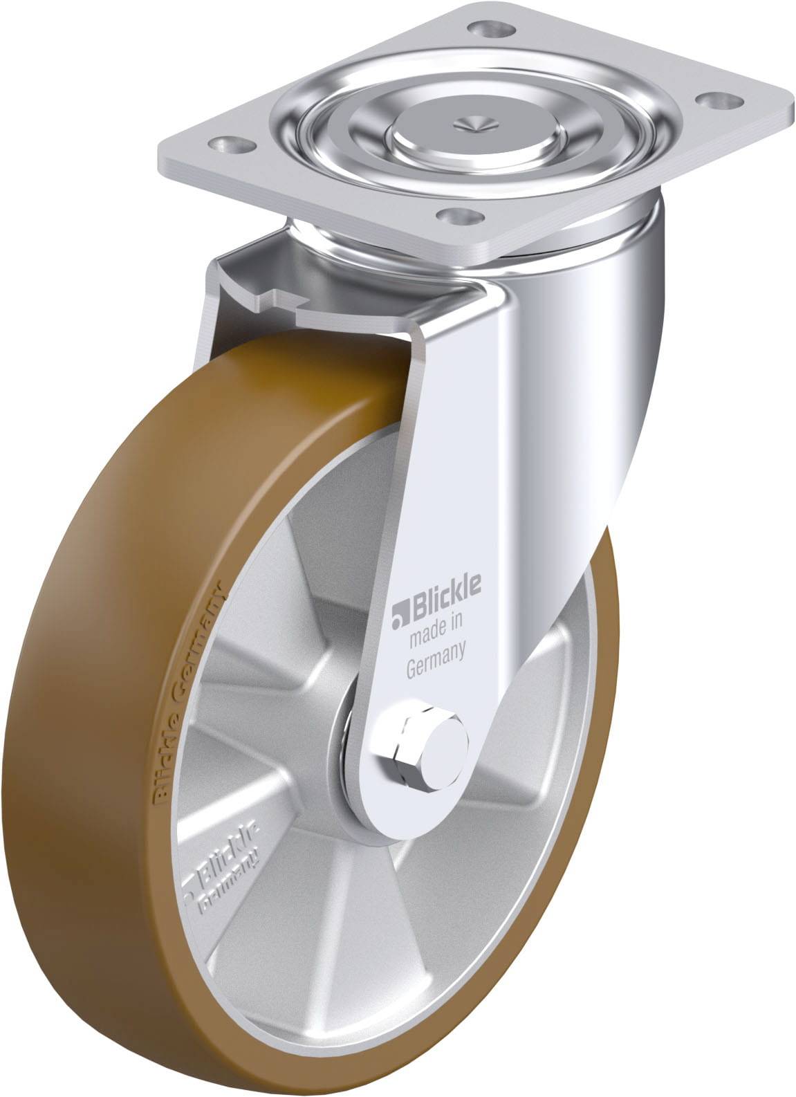 Blickle 869155 LH-ALB 200K Stahlblech-Lenkrolle Rad-Durchmesser: 200mm Tragfähigkeit (max.): 800kg 1St.