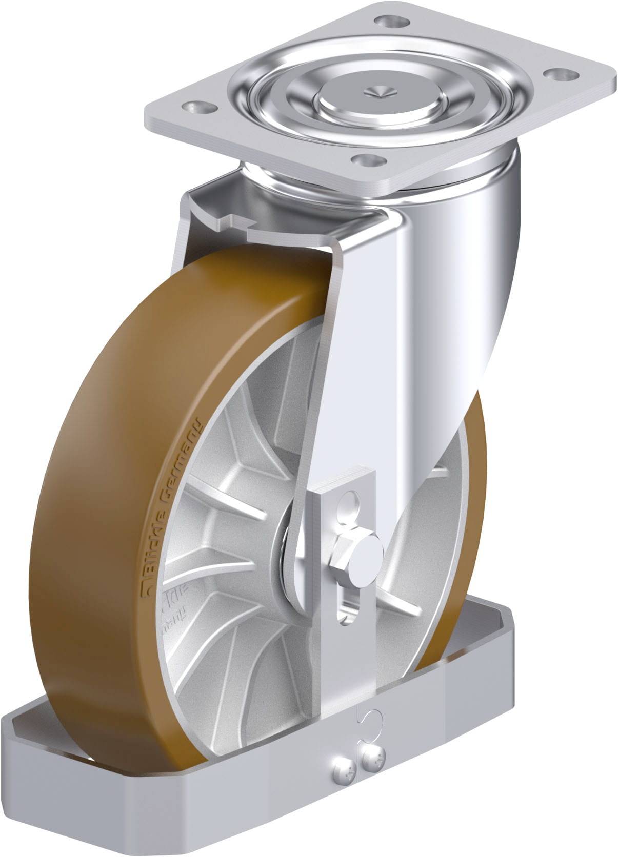 Blickle 942183 LH-ALB 202K-FS Stahlblech-Lenkrolle Rad-Durchmesser: 200mm Tragfähigkeit (max.): 900kg 1St.