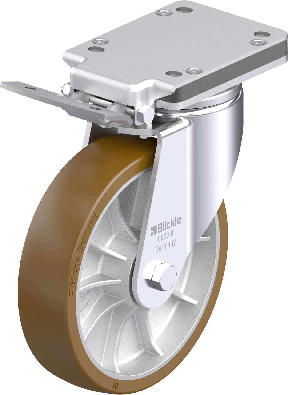 Blickle 942184 LH-ALB 202K-IS Stahlblech-Lenkrolle Rad-Durchmesser: 200mm Tragfähigkeit (max.): 900kg 1St.