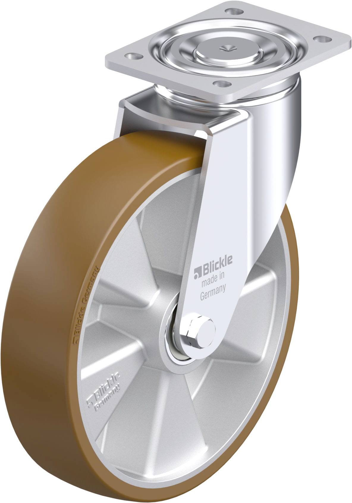 Blickle 871726 LH-ALB 250K Stahlblech-Lenkrolle Rad-Durchmesser: 250mm Tragfähigkeit (max.): 900kg 1St.