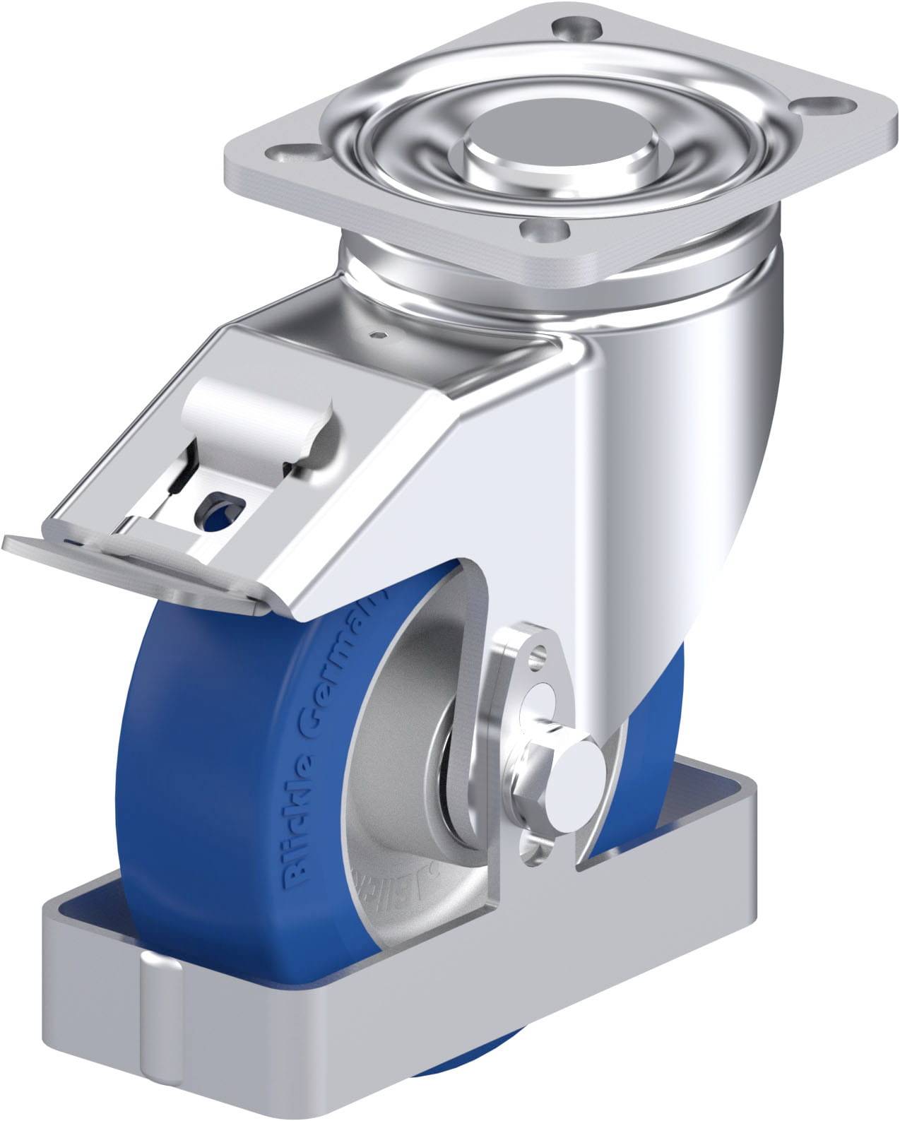Blickle 939282 LH-ALBS 125K-1-FI-FS Stahlblech-Lenkrolle Rad-Durchmesser: 125mm Tragfähigkeit (max.): 370kg 1St.