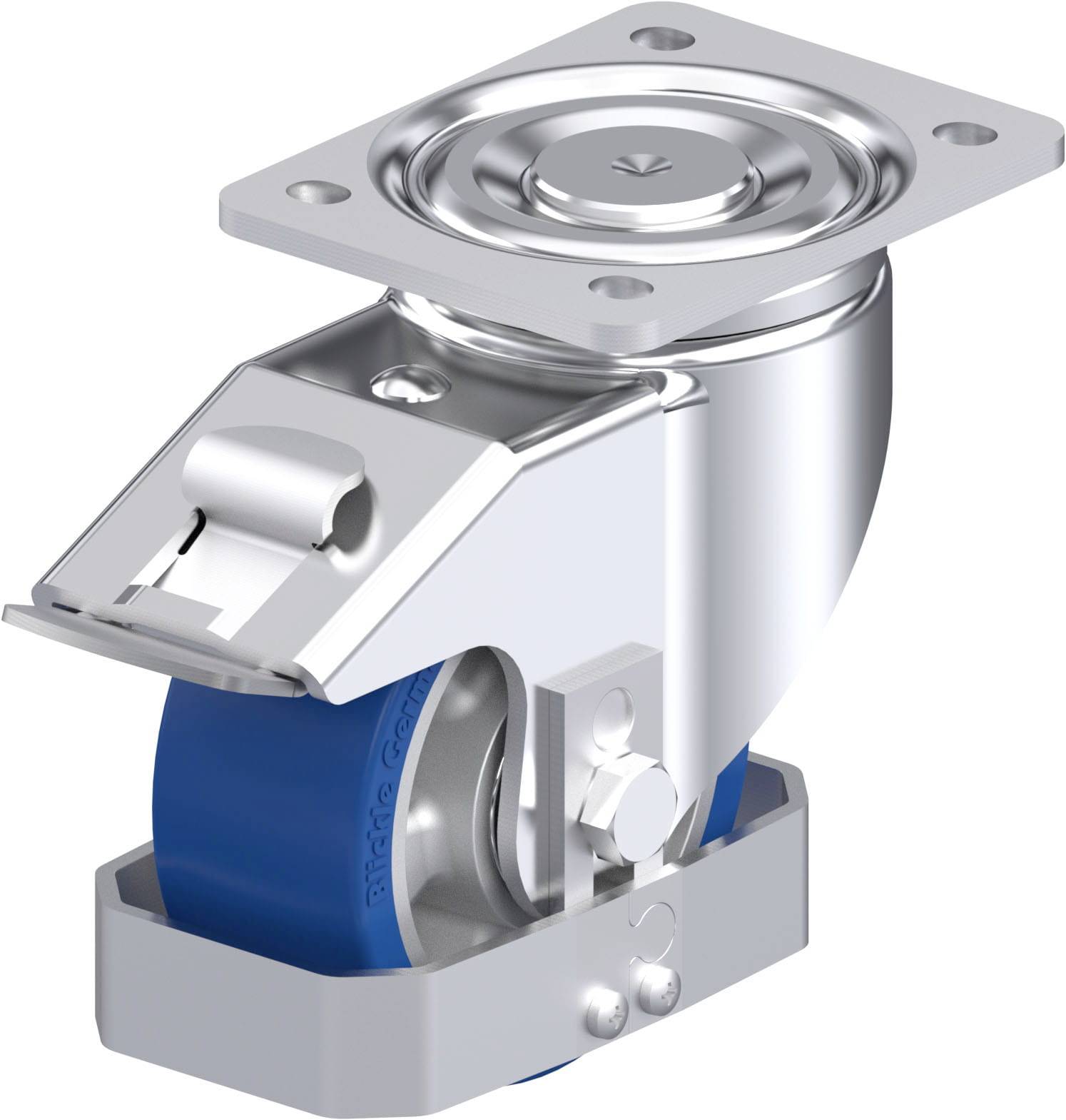 Blickle 916798 LH-ALBS 127K-FI-FS Stahlblech-Lenkrolle Rad-Durchmesser: 125mm Tragfähigkeit (max.): 450kg 1St.